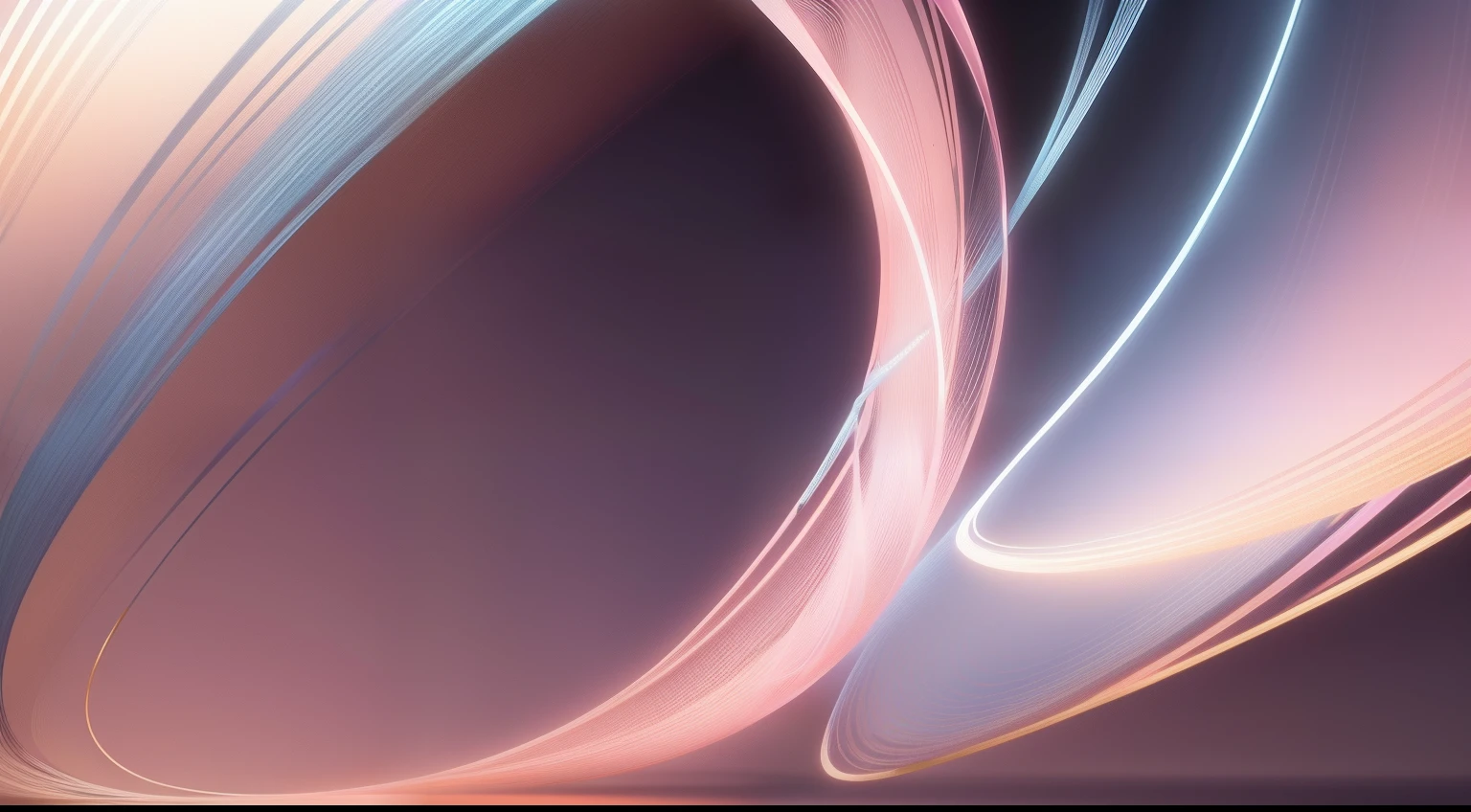 helical and smoky lines in (Light silver blue and light golden pink gradient color only), full screen