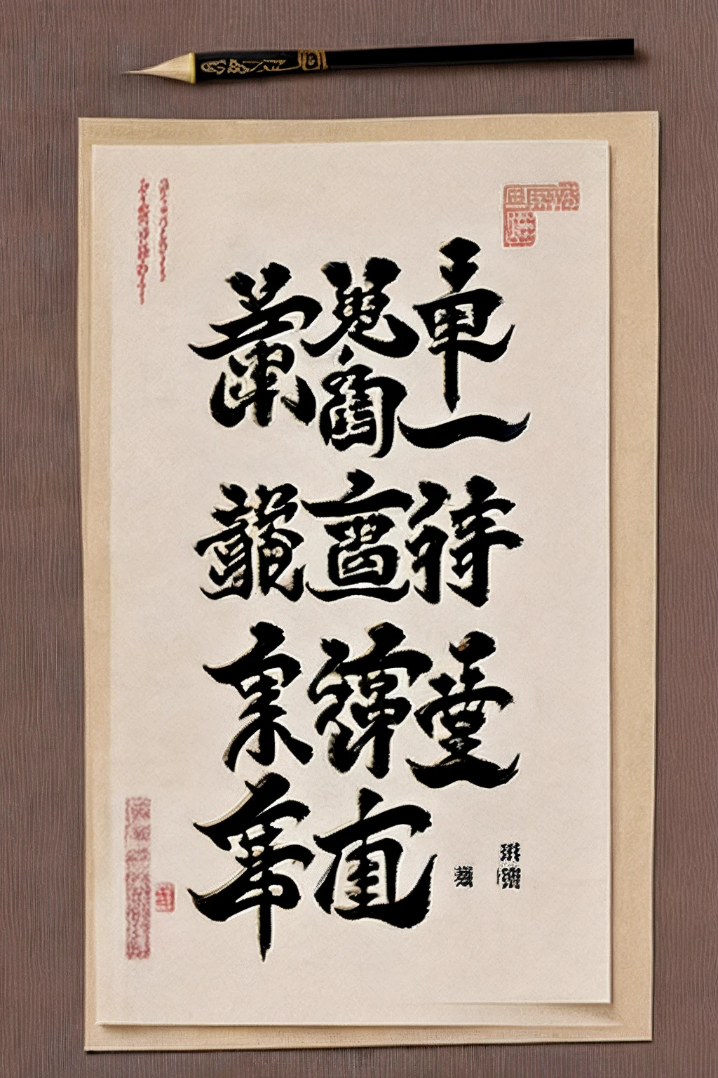 Tengwang Pavilion Preface Calligraphy