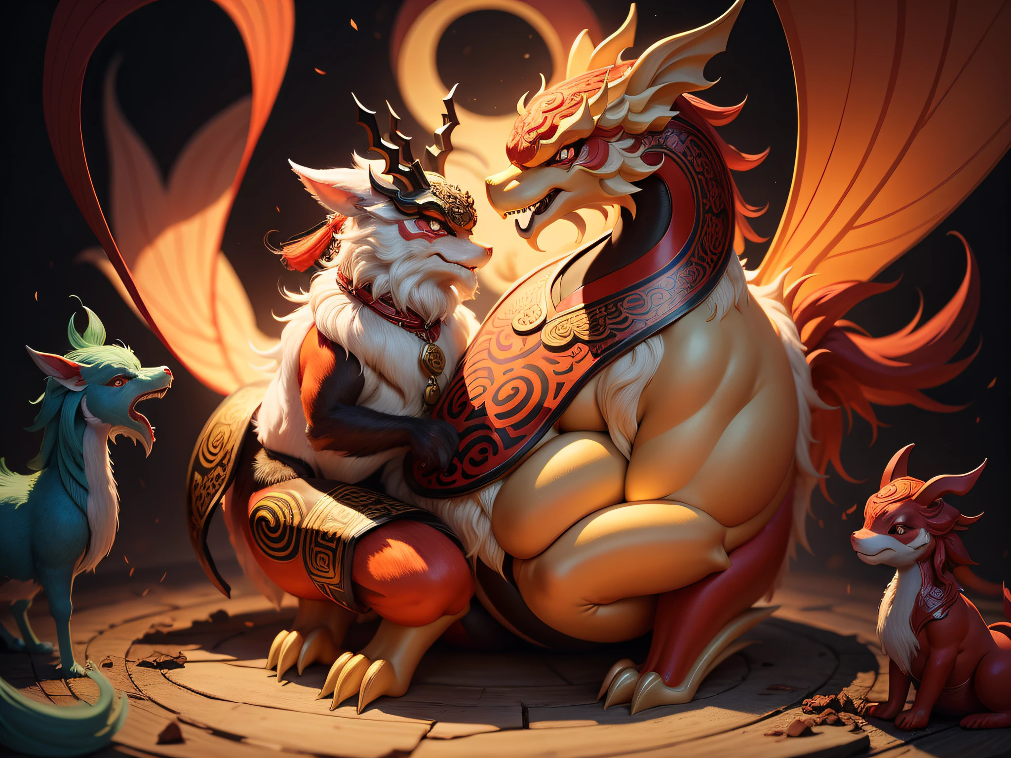 Chinese mythical creatures,gourmand