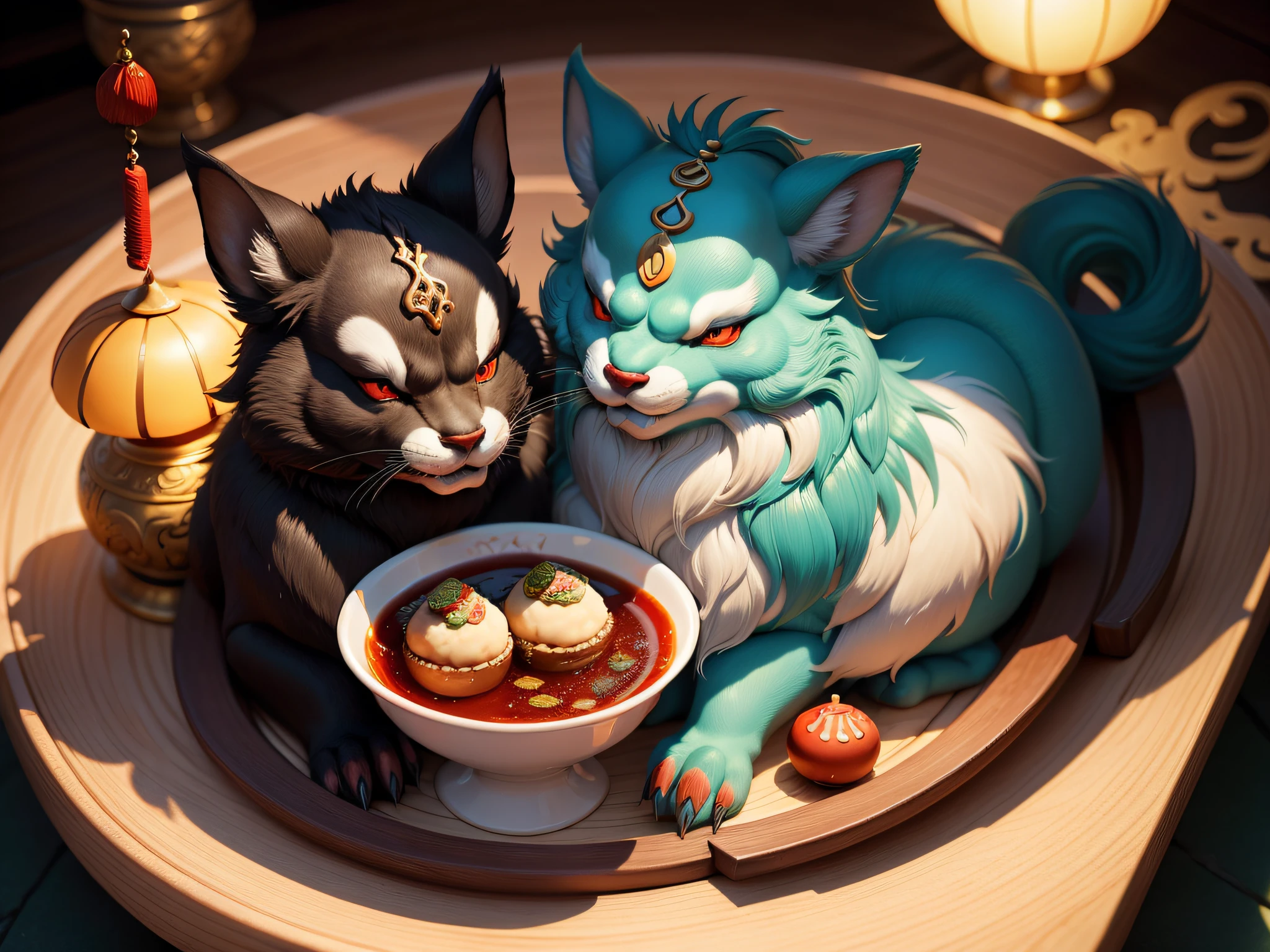Chinese mythical creatures,gourmand