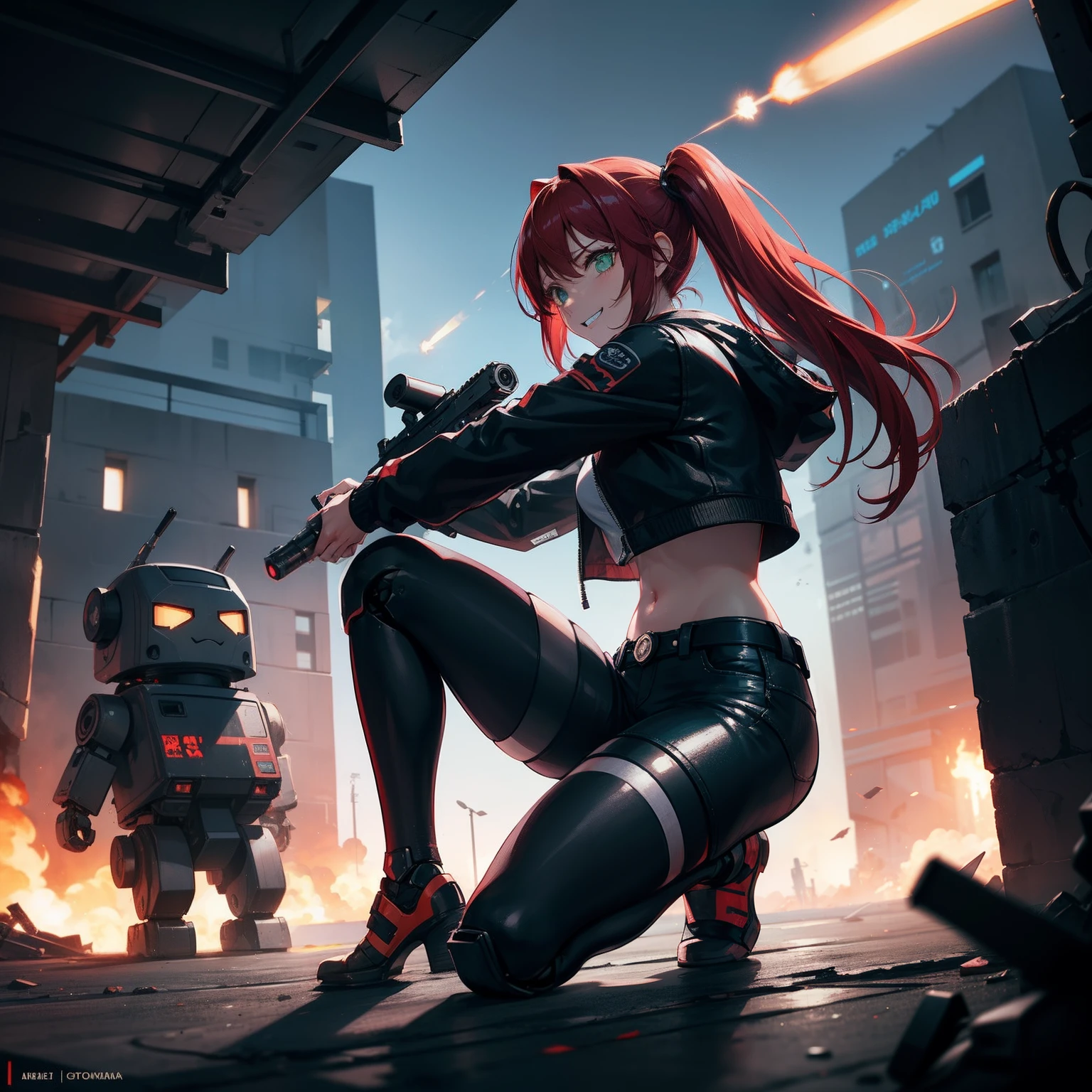 ((girls)), ((li)), ((samurai)), (flat chest), (slim waist), (petite), 
shiny straight long red hair, ((cyber-agent)), (destroyed cyber combat armor!), (torn cyber suit!), ((sci-fi)):{(cyber ​​headgear), (combat gauntlets), (combat footwear), (combat belt)}, (holding weapon), panty around one leg, 
regrettable, tears, through clenched teeth
(nsfw), raped, being raped while, (internal cumshot), (cum in pussy), bloody semen overflowing from the vagina, {boy on top, (leg lock), mating_press, (nsfw)}, girl focus, (best quality:1.4), (hyper detailed:1.3), (high resolution:1.5), (excellent:1.2)
