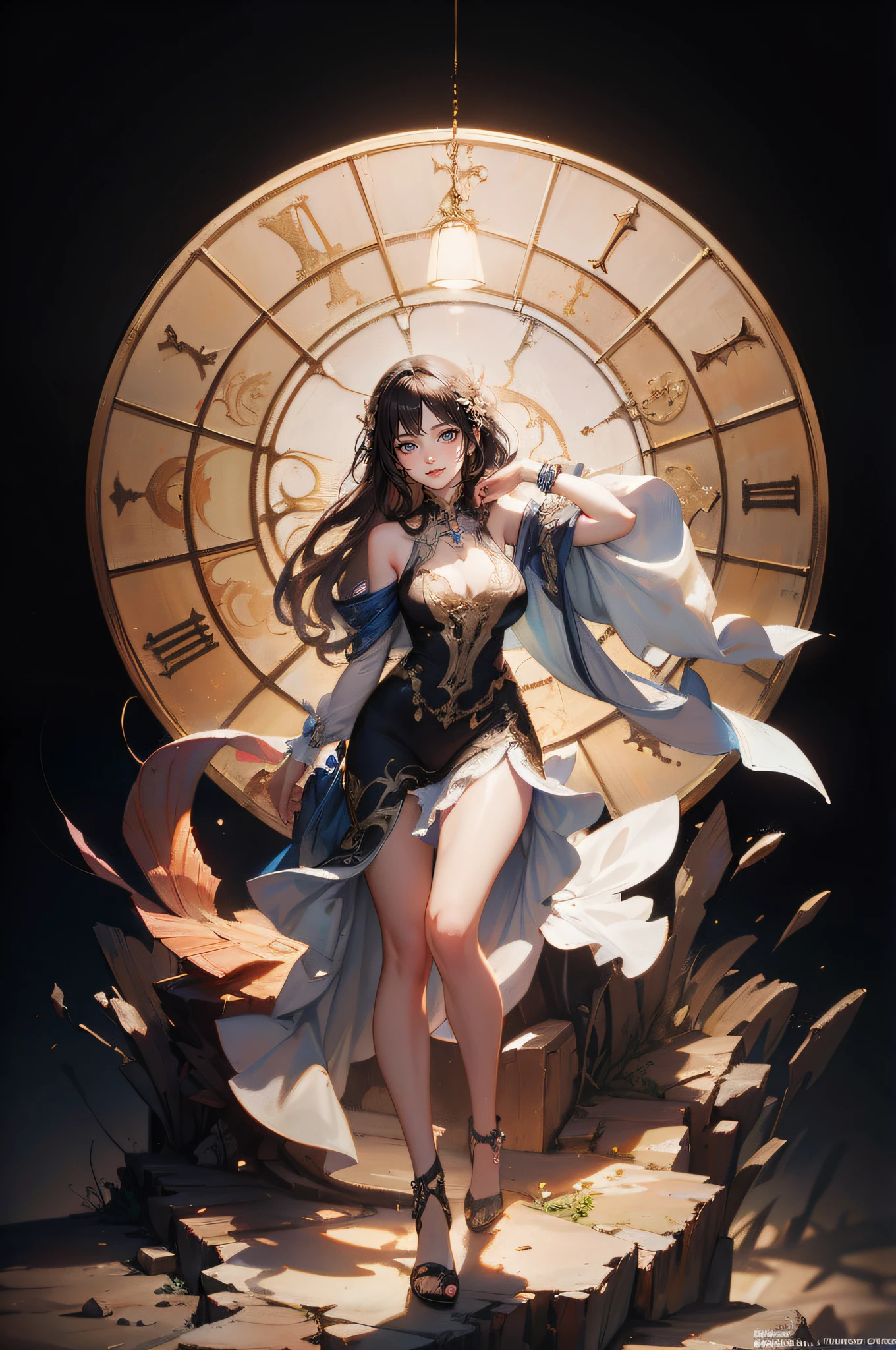 girl in champagne color trendy urban clothes in a bar, 16yo, long messy hair, smiling, Full body, Beautiful anime waifu style girl, hyperdetailed painting, luminism, art by Carne Griffiths and Wadim Kashin concept art, 4k resolution, fractal isometrics details bioluminescence , 3d render, octane render, intricately detailed , cinematic, trending on artstation Isometric Centered hyperrealistic cover photo awesome full color, hand drawn , gritty, realistic mucha , hit definition , cinematic, on paper, ethereal background, abstract beauty,stand, approaching perfection, pure form, golden ratio, minimalistic, unfinished, concept art, by Brian Froud and Carne Griffiths and Wadim Kashin and John William Waterhouse, intricate details, 8k post production, high resolution, hyperdetailed, trending on artstation, sharp focus, studio photo, intricate details, highly detailed, by greg rutkowski