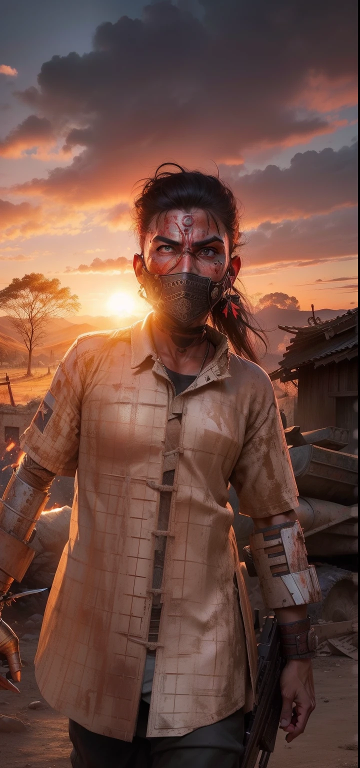 Reallastic face warrior