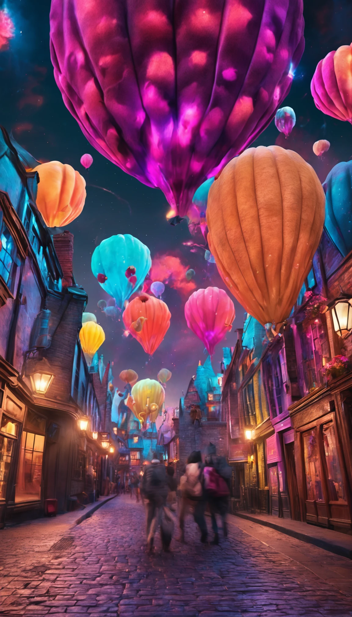 wizarding world, cogumelos flutuantes, acidic travel, LSD