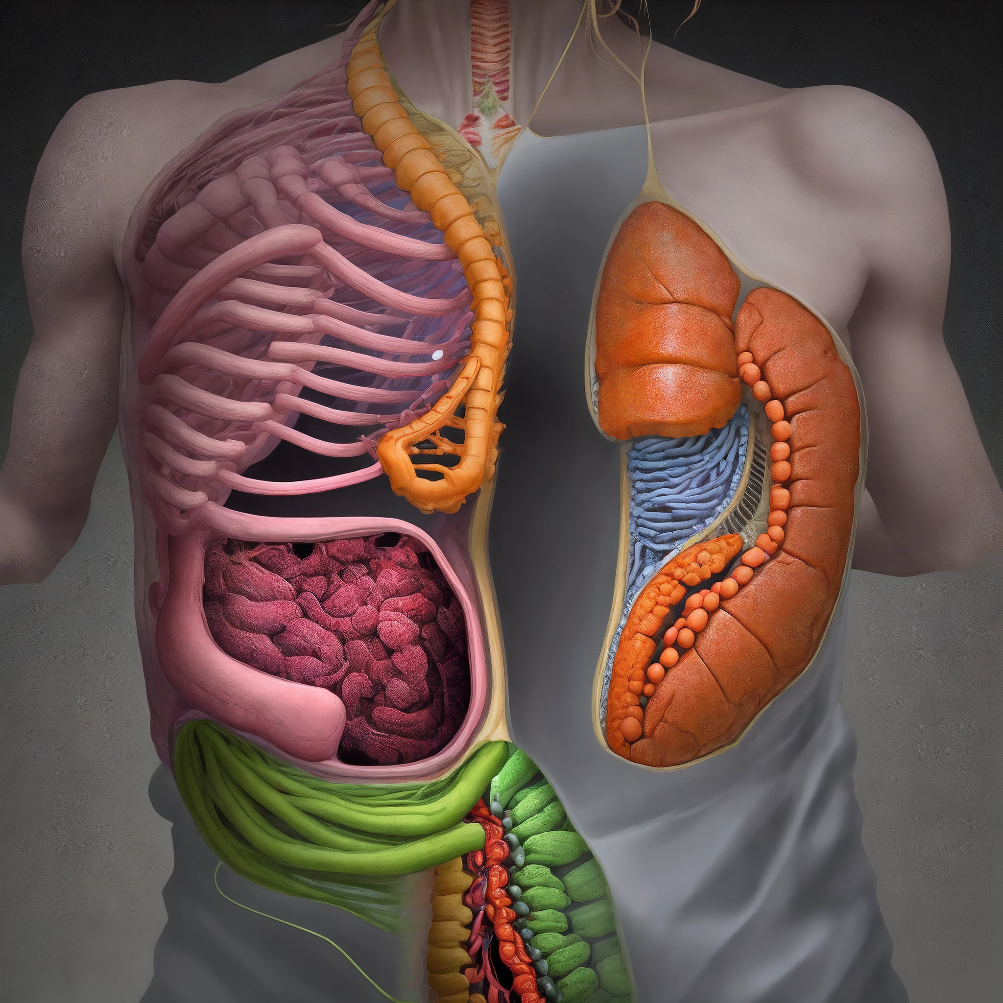 Create a puzzle image of the internal female reproductive system (the whole image) to make it a puzzle 