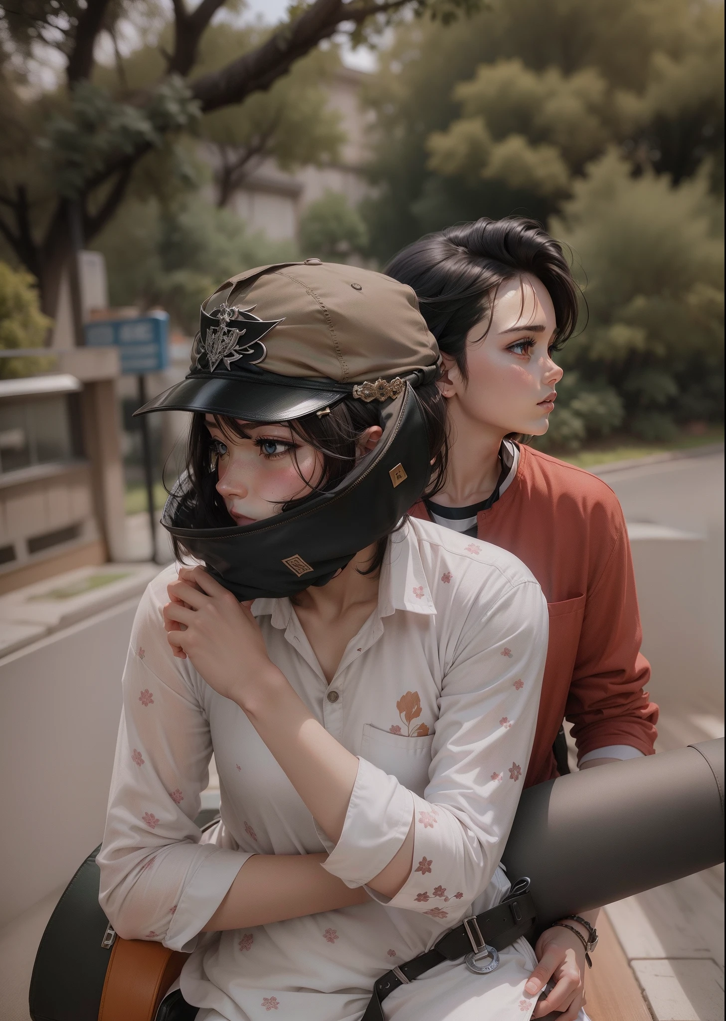 Make this picture looks like anime