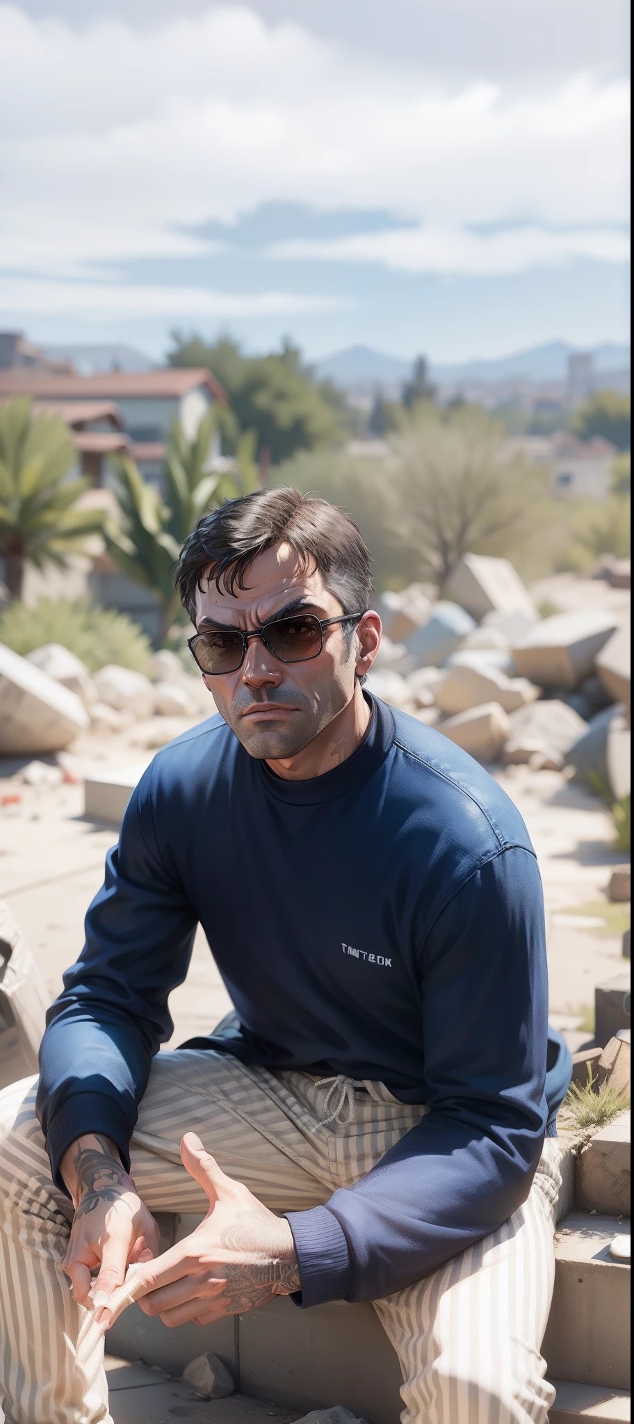 GTA V artwork style.