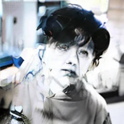 1man, Jungkyuk, brow T-shirt, short hair, black hair, realistic, ultra detail, 70mm lens