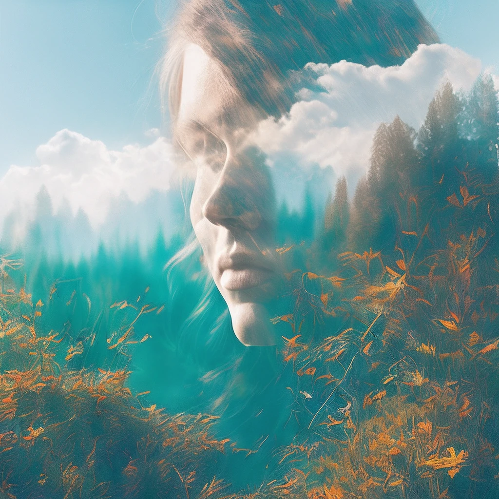 dublex style, man, foliage