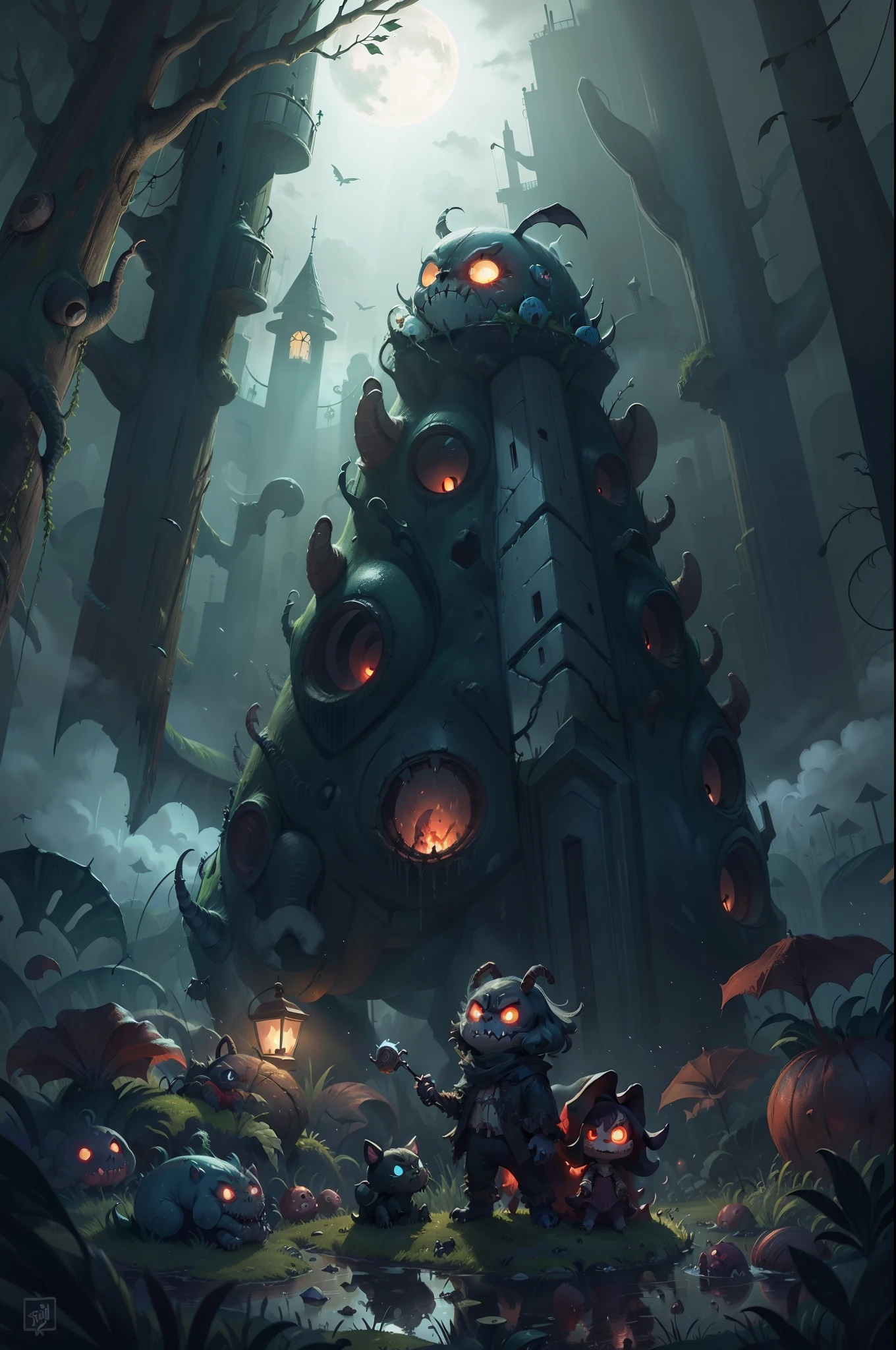 The sky gradually darkens, and nightmare creatures begin to appear in Dreamland.