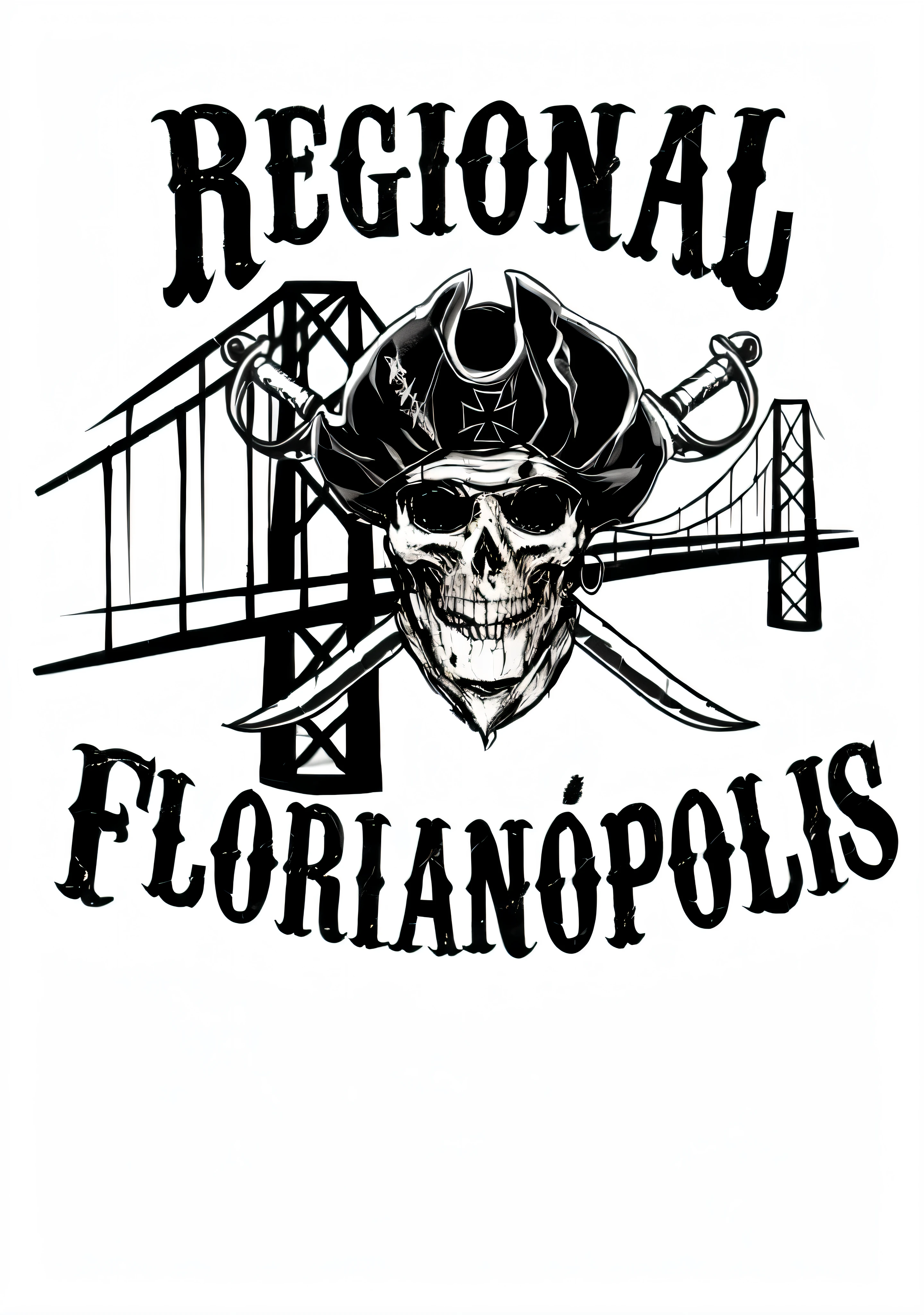 caveira com ponte