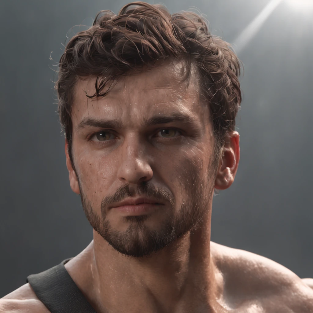 (Professional 3D rendering:1.3) de (Realistic:1.3) Foto de arte mais bonita do mundo,Features soft, bright male heroes, ((Epic hero fantasy rough muscular man wet hero angry look short wavy hair 2b, Short beard and fierce expression in dynamic pose, fantastic location, majestoso ambiente desordenado)), corpo inteiro 8k unidade render, action shot, poros da pele, very dark lighting, sombreamento pesado, circunstanciado, cyberpunk, blade runner , futurista Rosto detalhado, (vibrante, fotogrdeia realista, Realistic, Dramatic, Escuro, foco nítido, 8k), (Old leather clothes damaged by bad weather:1.4), ((((Use peles)))), (intrincado:1.4), decadente, (altamente detalhado:1.4), pintura digital, rendering by octane, art stations, Conceito-Arte, liso, foco nítido, illustration, germe da arte, (Loish:0.23), Wlop Ilya Kuvshinov, e Greg Rutkowski e Alphonse Mucha Gracias, (global ilumination, studiolight, Light Volumetric), chuva forte, floating particles, patife, fantasia, Onze, corpo inteiroesbian, ((Fundo escuro e antigo da cidade:1.3)),CGSesociedade,art stations