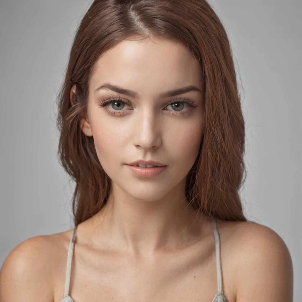 Best texture, high quality, ultra HD, 8K, sexy girl nude grey background
