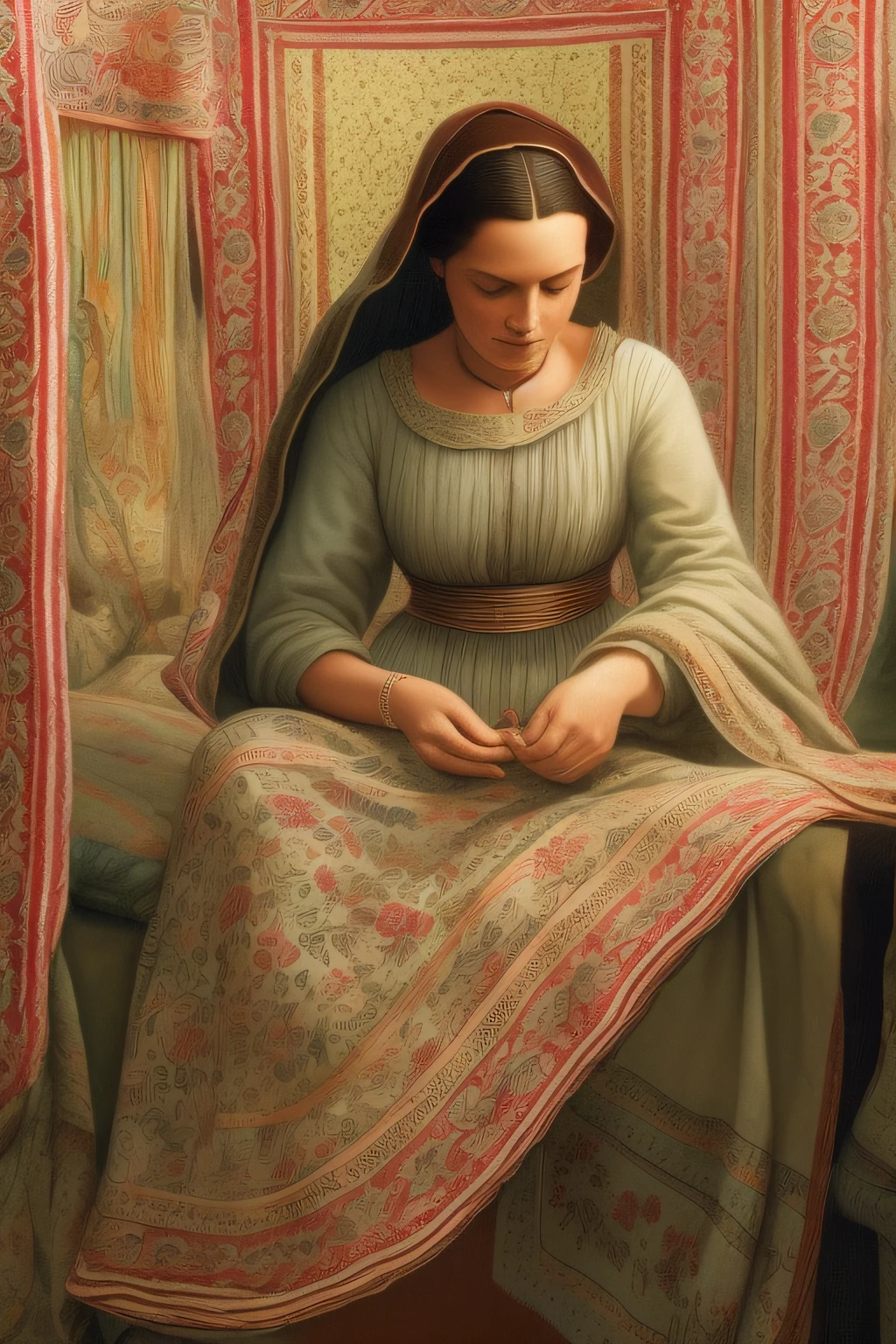 Penelope maintained that she would choose a husband as soon as she finished weaving a burial shroud for her elderly father-in-law, Laertes. But each night, she carefully undid the knitting that she had completed during the day, so that the shroud would never be finished.