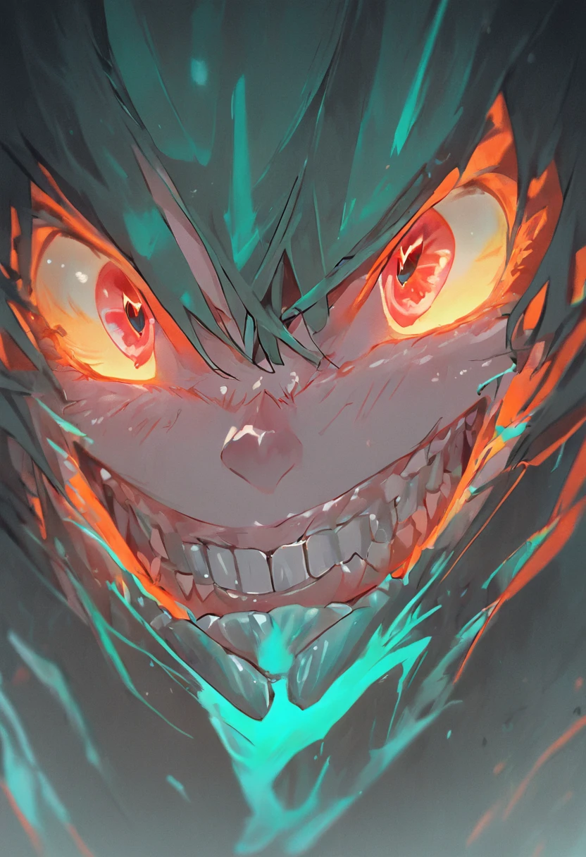 nvinkpunk, (((rosto de um lobisomem mostrando os dentes))), bravo, vivid colors, obra-prima, melhor qualidade, ((rosto detalhado)), olhos brilhantes, ((premiado)), (Alto Detalhe), Sharp, 8k, trending in artstation, intrincado