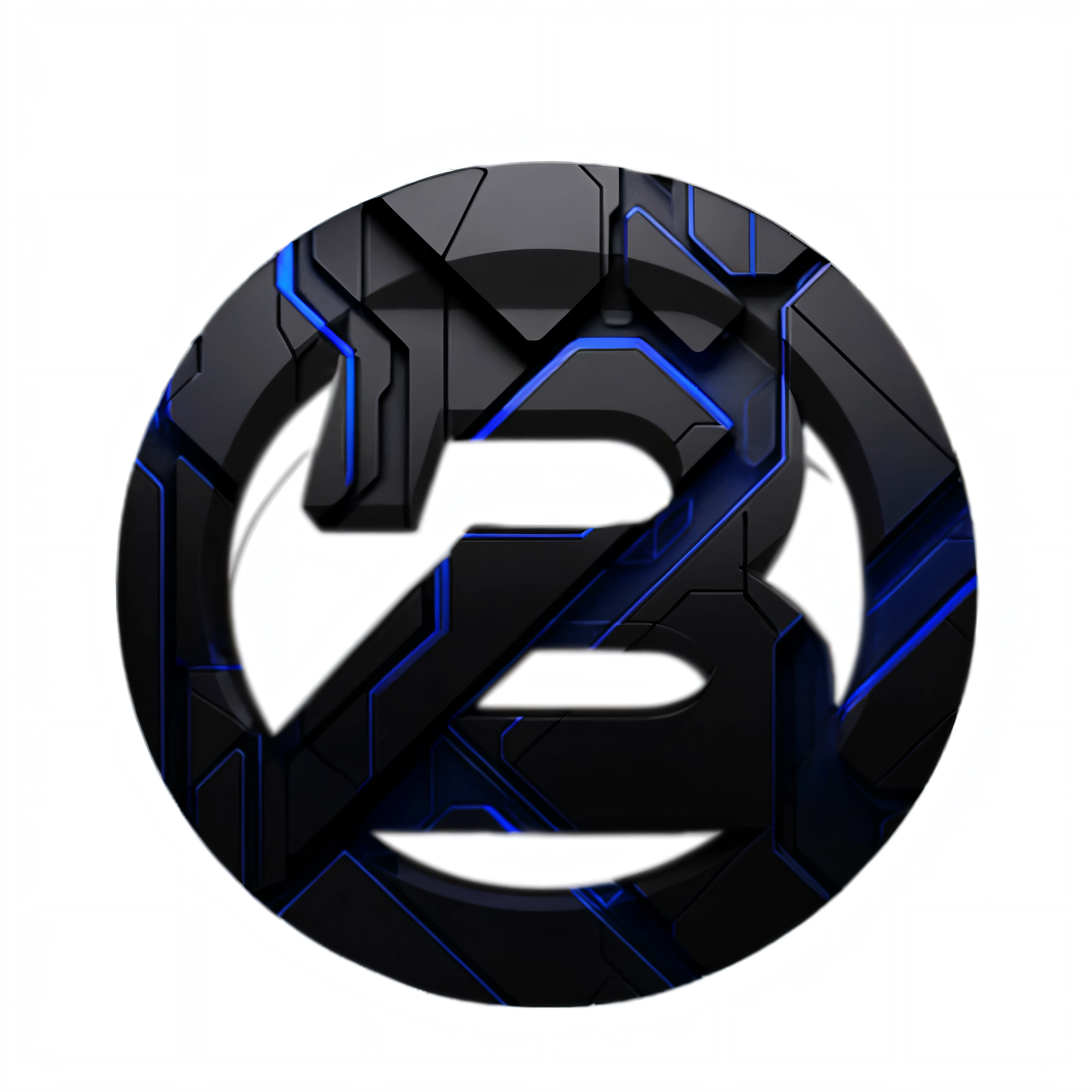 a close up of a black and blue logo with a blue stripe, penguinz0, dark backround, profile picture 1024px, black and blue, 3 d logo, phone wallpaper hd, wallpaper mobile, blue and black, hd phone wallpaper, hq 4k phone wallpaper, dark futuristic, phone wallpaper, dark blue and black, mobile wallpaper