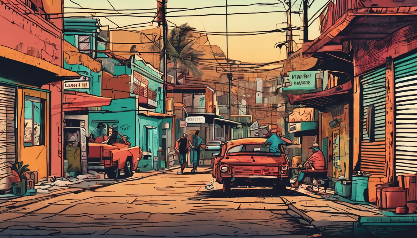 background, afternoon, city in the interior of northeast Brazil, bar, two men talking and drinking