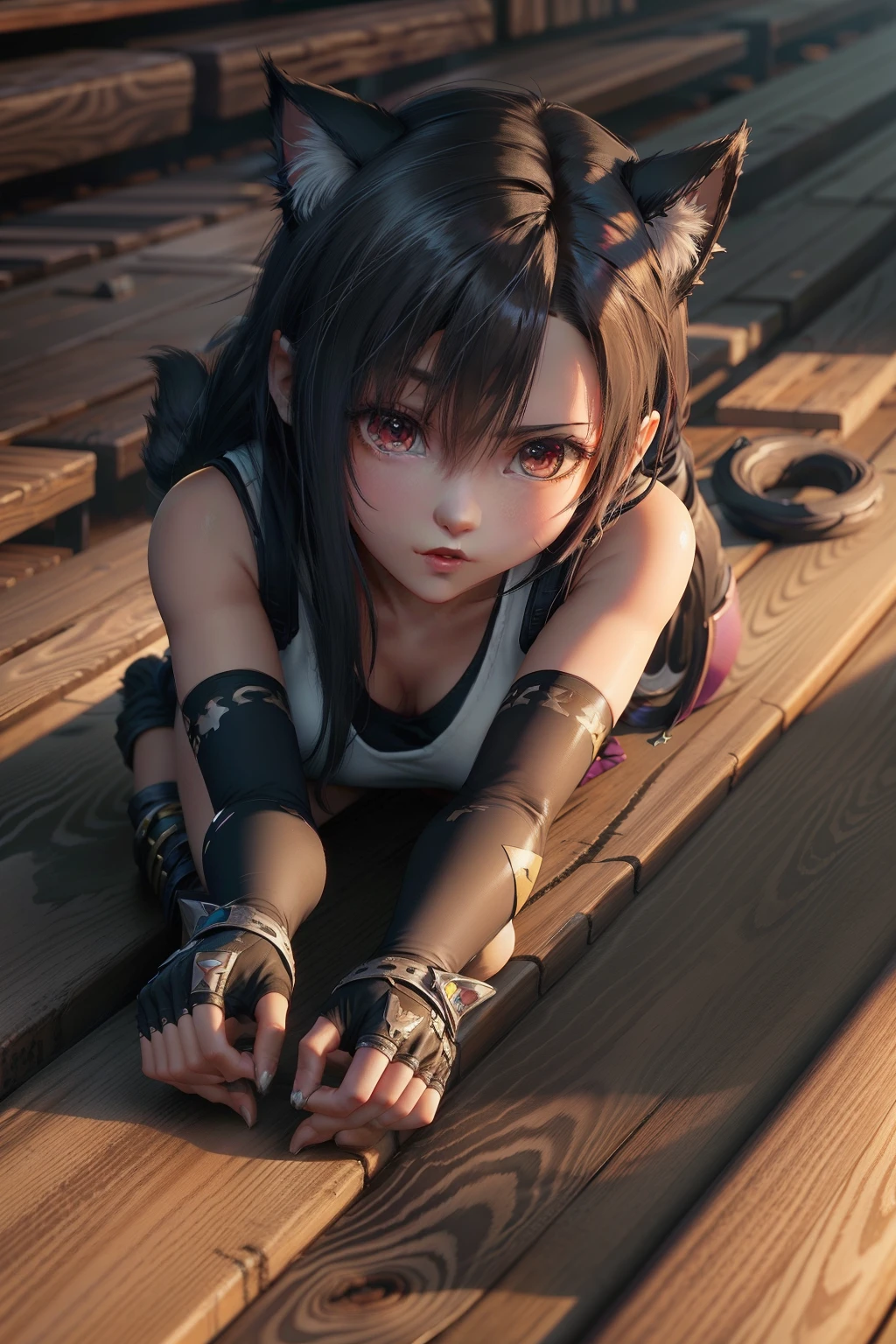 Plank,cat ear