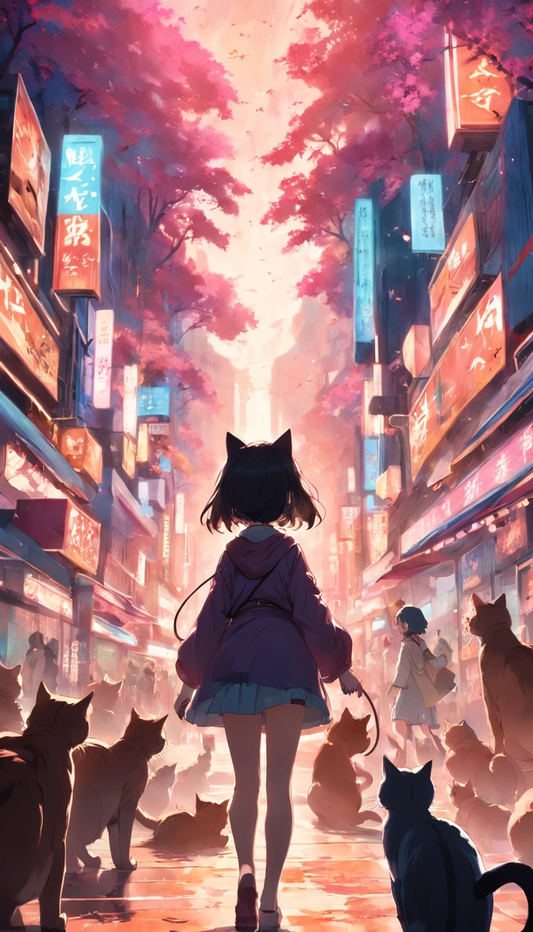 Cat Lady Young Girl