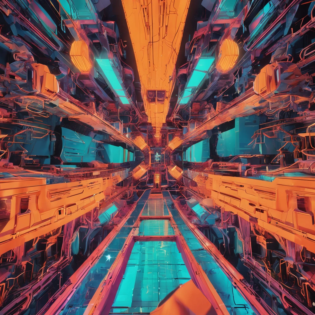 Generate a scenario in the best quality, ultrahigh-resolution, Surrealismo, Semelhante a um sonho, cores roxas FusionArt,  futurismo abstrato, Dreams mixed with logic, space of accomplishments abstract space technological paradise strategy and dream journey