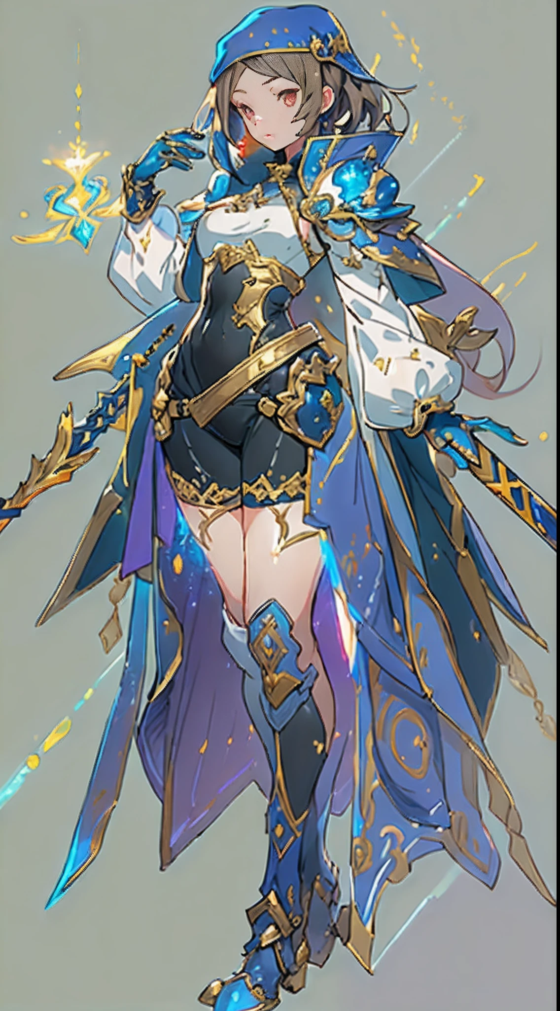 21charturnerv2,charturnbetalora,Shinkai sincerely,Kimi no Nava.,(fantasy:1.4), (azureblueeyes:1.233),Her eyes shone like dreamy stars,(Glowing eyes:1.233),(Beautiful and detailed eyes:1.1),(Black hair:1.14),(Messy hair,Very long hair,french braid,hair between eye,side locks), (+(bule hair flower:1.14)),(Detached sleeves,Wide sleeves),(Fingerless gloves),choker necklace,(miko thighhighs),high heels boots,(Expressionless,Closed mouth),(standing),Dreamy,soul,(Fluorescence), [[Delicate fingers and hands:0.55]::0.85],(Detail fingers),White background, full bodyesbian,Boolean themes,Golden background