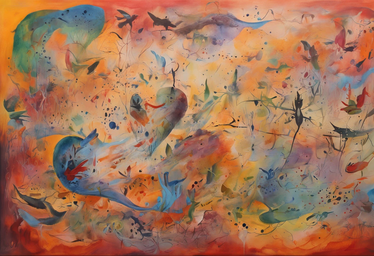 Extremely creative illustration, Abstract and detailed text representation, altamente detalhado, pintura em aquarela, art-station, arte conceitual, liso, foco nítido: "Uma cena vibrante e envolvente. Imagine a world where words dance and come to life, where characters come off the pages and stories gain wings. In this illustration, We imagine a magical scenario where an open book turns into a portal to a universe of imagination. How pages flow through the air, They turn into elements that make up the scenery – trees that whisper secrets, rivers made of ink and mountains formed by pages.