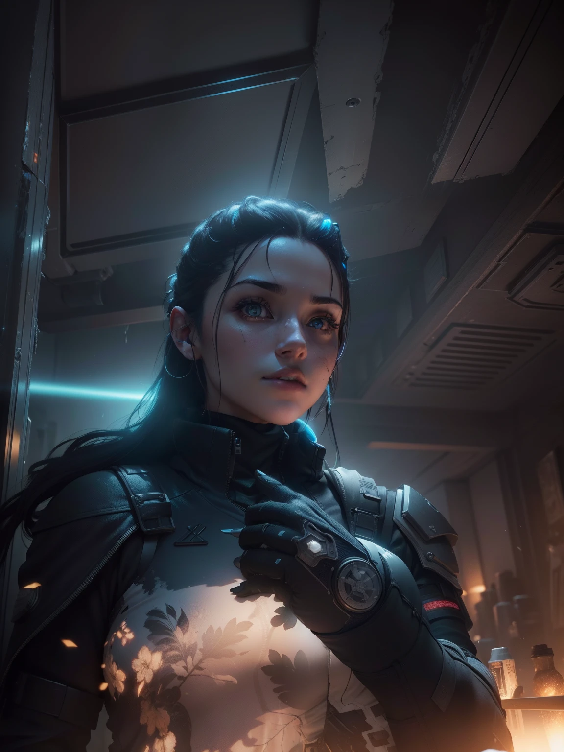 medium head shot photograph of a (beautiful woman), fantasy, outdoors, winter, bleak, snow, cold color temperature, small breasts, <lora:insanobot:0.5>, (robotic limbs, android, biomechanical:0.6), surreal, atmospheric, cinematic, stylized, contrast, comic, eerie,<lora:epi_noiseoffset2:0.6>, (8K, UHD:1.2), (photorealistic:1.2), <lora:more_details:0.3> , (nsfw:0.5)