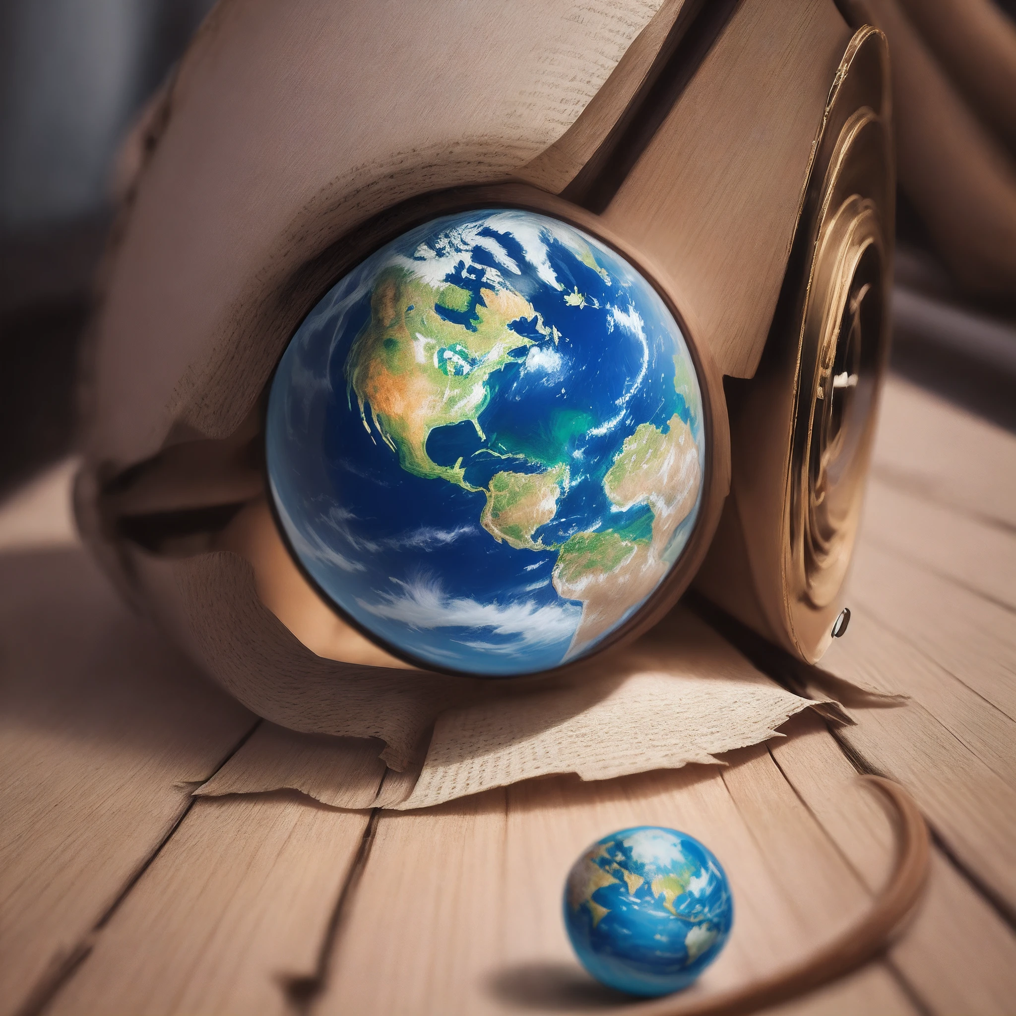 The world in the eyes of the realist artist
