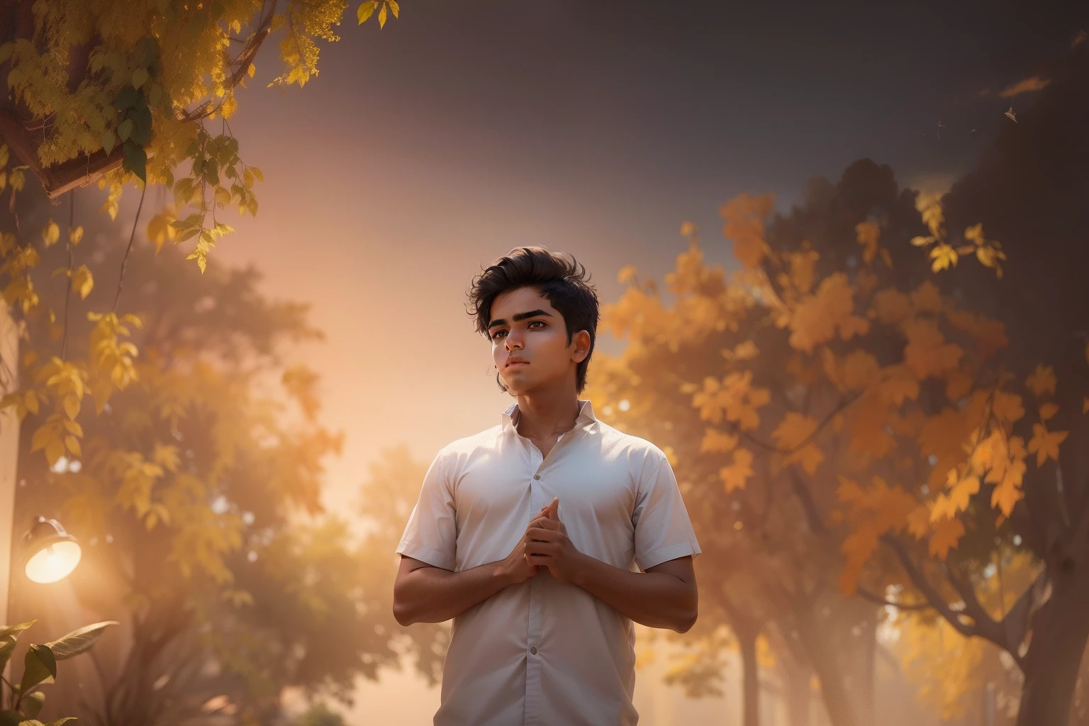 Change background Indian boy handsome boy, realistic face, my real face