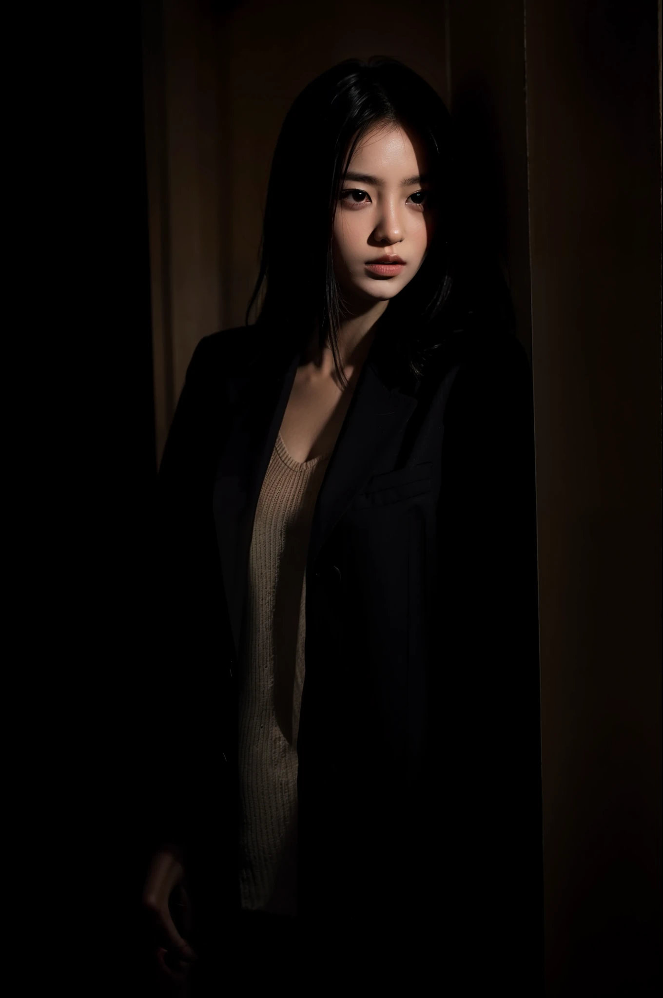1girl,in the dark