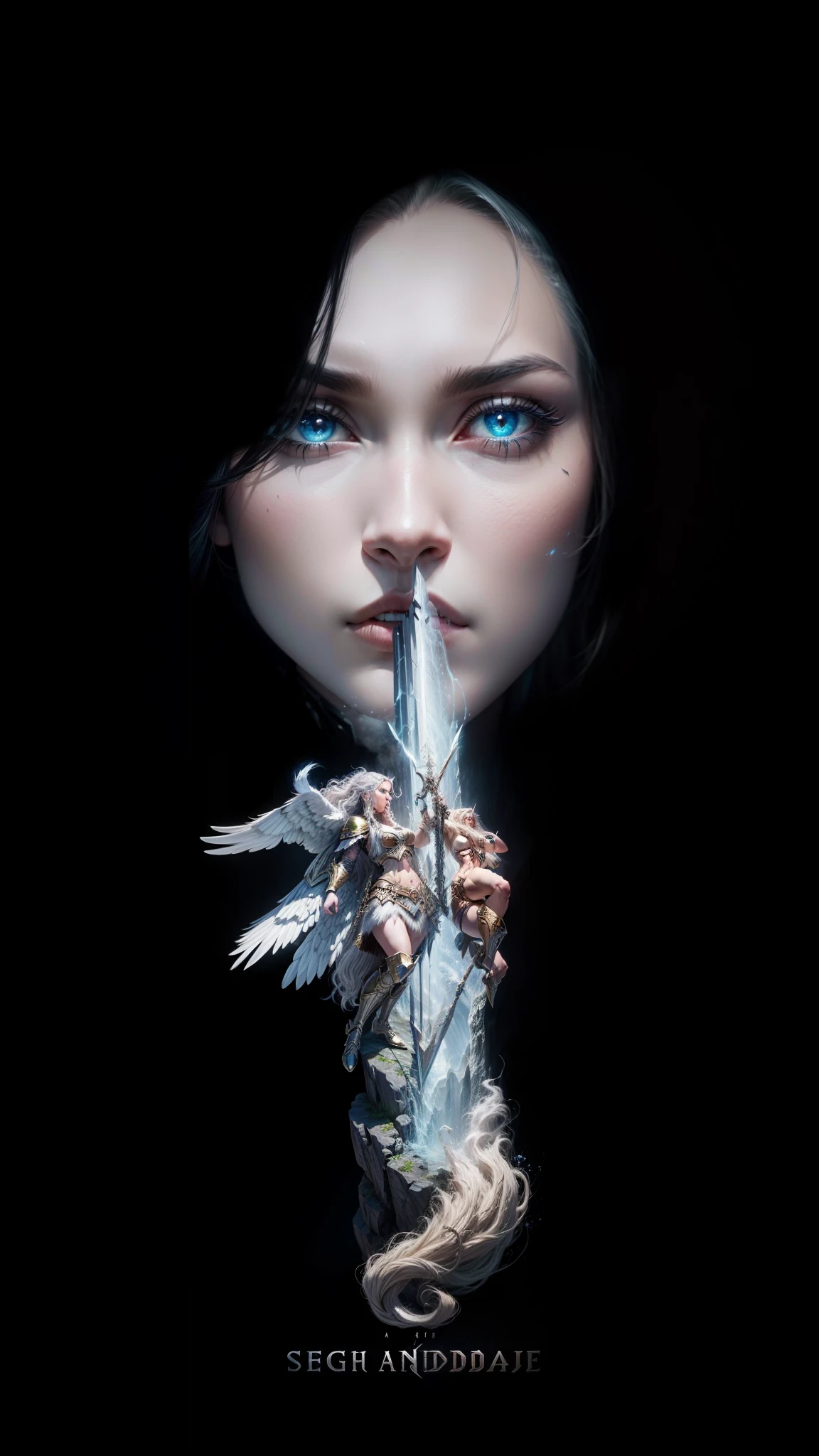 Asgard,valkyrie,Senhora Cavaleiro,Anatomia correta,epic fantasy digital art,tmasterpiece,8k,high-definition resolution,desenho detalhado,Qulidade Superior,, Epic composition,