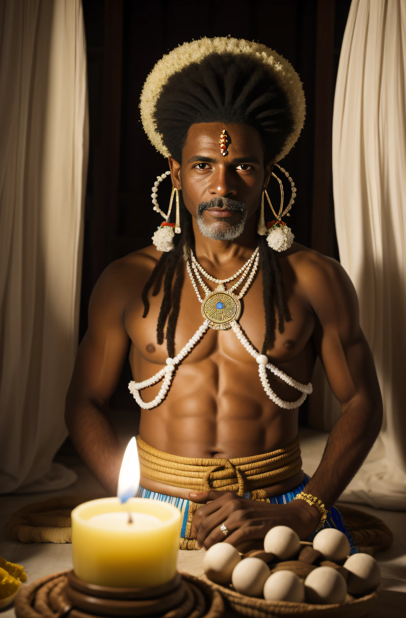 obra prima , Foto realism , RAW Camera , Hope , He is one of the most important orixás of Afro-Brazilian religions, Candomblé and Umbanda.