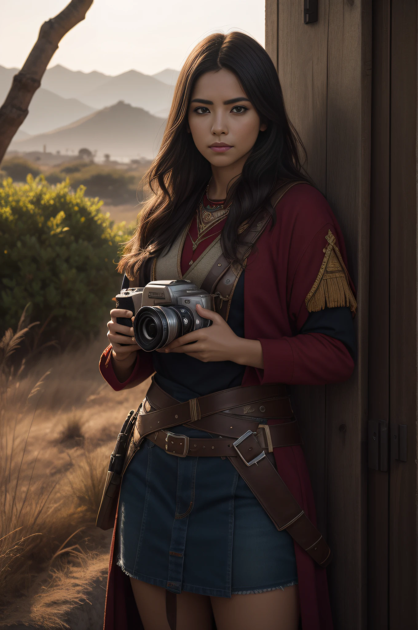 Obra Prima , Camera Raw , Foto Realista , Iansã , the bravest warrior of the Yabás (Orixás women) com temperamento forte e personalidade marcante , 4k