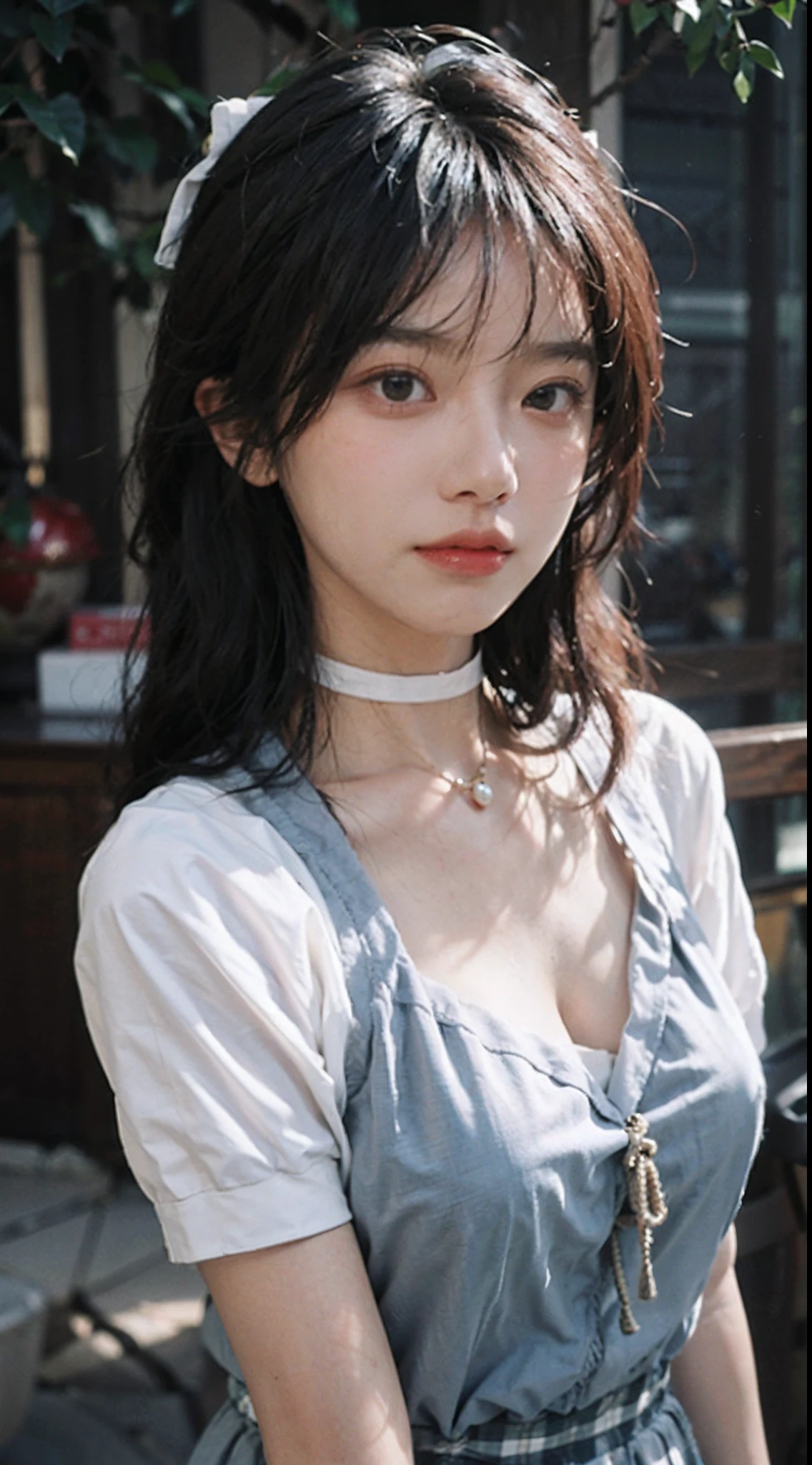 1girl, woman, masterpiece, best quality, highest quality, cinematic lighting, (volumetric lighting), extremely detailed CG unity 8k wallpaper, focused, 8k wallpaper, extremely detailed, ultra realistic, photorealistic, sharp focus, absurdres, (HDR:1.2), (high contrast), photograph, detailed and intricate, instagram, portrait, highly detailed, digital painting, artstation, concept art, smooth, sharp focus, illustration, cinematic lighting, natural big breast, eyes looking at the viewer.