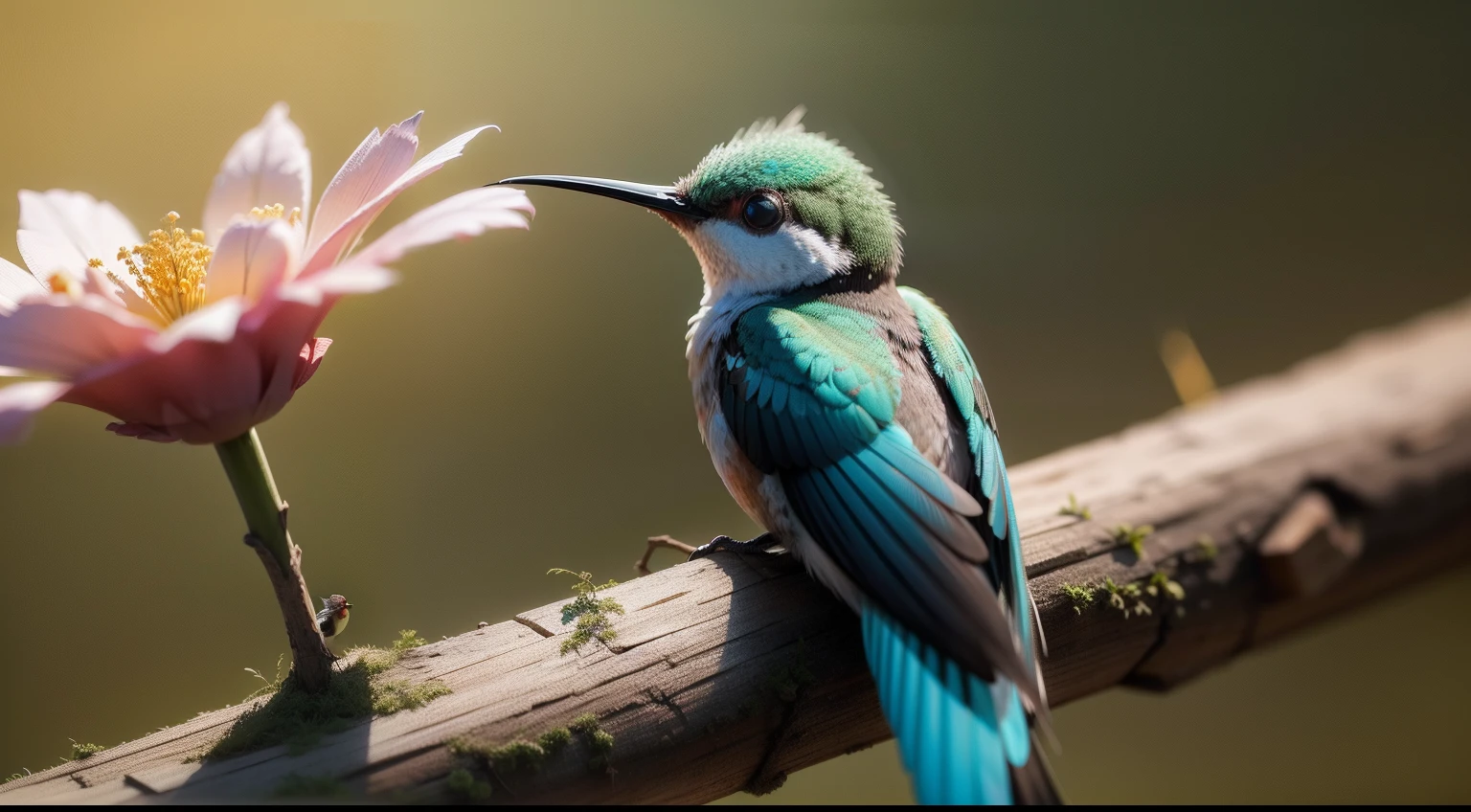 a hummingbird bird belonging to the order Apodiformes and the family Trochilidae. They are birds that are characterized by their small size , van desde los 5 cm hasta los 20 cm. There are about 330 species of hummingbirds and they live only in America. Quiero que me generes de diferentes especies que revoloten en una flor tomando de su nectar . siendo el principal actor de la imagen Renderizado realista natural, fotorrealista altamente detallado, render fotorrealista, Arte conceptual fotorrealista, Render hiper real, Renderizado 3D realista rojo, Aves f CGsociety, Imagen fotorrealista, fotorrealista altamente detallado, Renderizado detallado hiperrealista, Imagen detallada fotorrealista, Red bird, super detailed render, Renderizado de alta calida