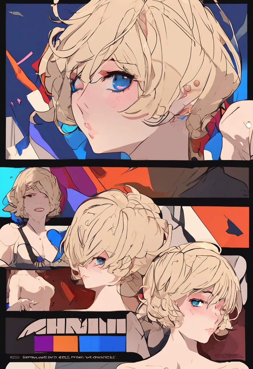 masterpiece, best quality, vibrant colors, (((NSFW))), girl, more_details:0.6, nude girl, short blonde hair with bangs, vibrant blue eyes, pubic hair, big boobs, belly, (CHARACTER SHEET :1) (MULTIPLE VIEWS FULL BODY UPPER REFERENCE SHEET:1)