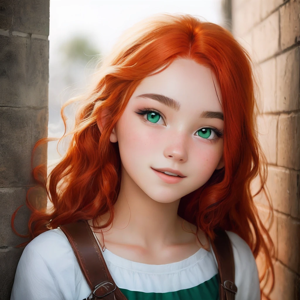 Katia is a -yeld, Rhair with expressive green eyes and an appearance that reflects their vibrant spirit.