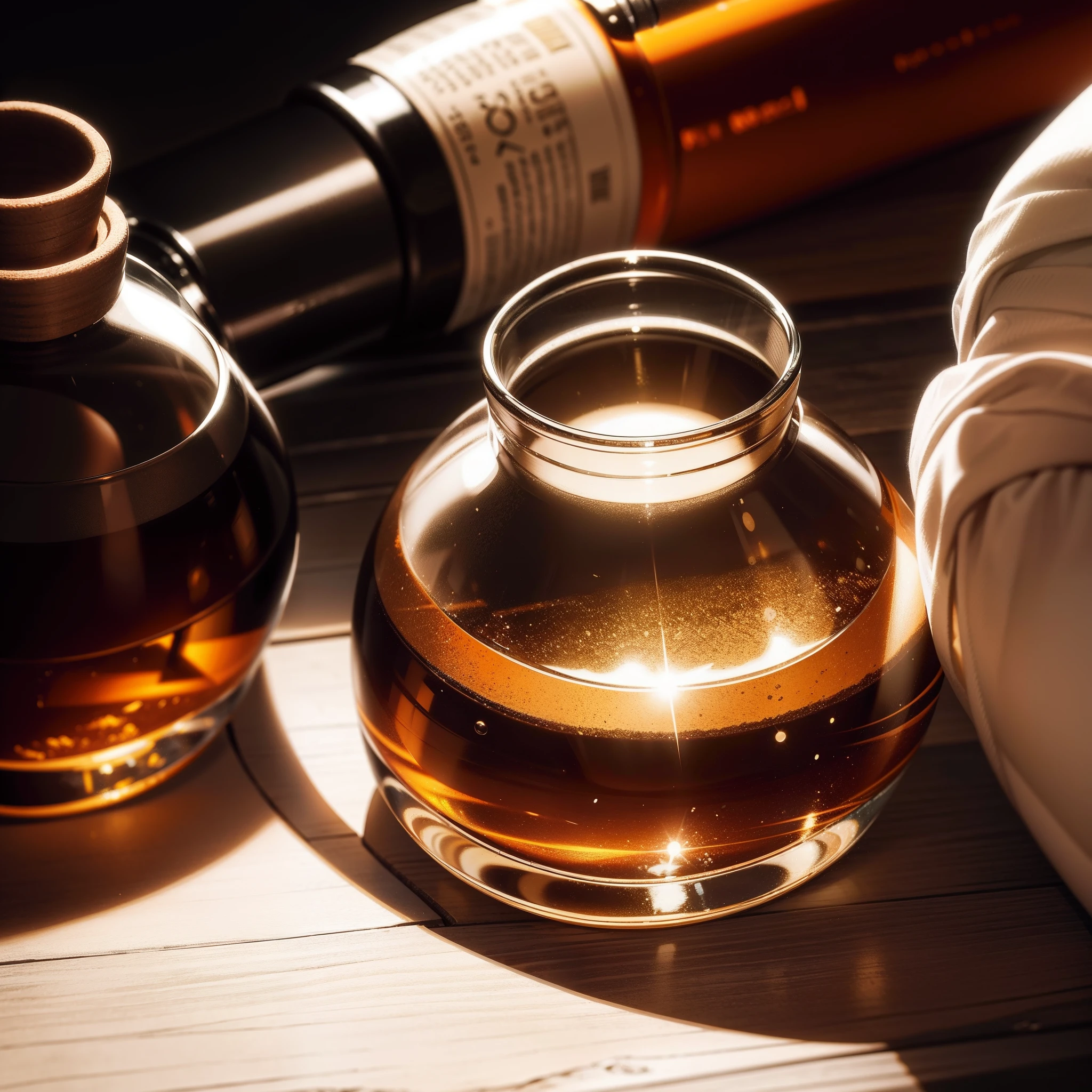 "Creating an image of a medicine bottle in high resolution"
Requisitos:
1. O frasco de medicamento deve ser representado em uma perspectiva frontal, with the cap open and the product visible inside the bottle.
2. The image must be created in high resolution, with a minimum of 300 DPI.
3. O frasco de medicamento deve ser realista e detalhado, with textures and reflections that convey the feeling of a three-dimensional object.
4. A cor do frasco deve ser transparente ou de vidro, permitindo que o produto seja visto claramente.
5. The bottle label must be legible and contain important information, como o nome do medicamento, a dosagem, a data de validade e o nome do fabricante.
6. The lighting of the image should be carefully adjusted to highlight the bottle and the product, creating subtle shadows that add depth to the image.
7. O fundo da imagem deve ser neutro e discreto, without distracting attention from the medicine bottle.
Feel free to add other elements to the image, como uma seringa ou uma cartela de comprimidos, to make it more interesting and informative. Lembre-se de que a imagem final deve transmitir profissionalismo e confiabilidade, sendo adequada para uso em materiais de marketing ou embalagens de medicamentos.
