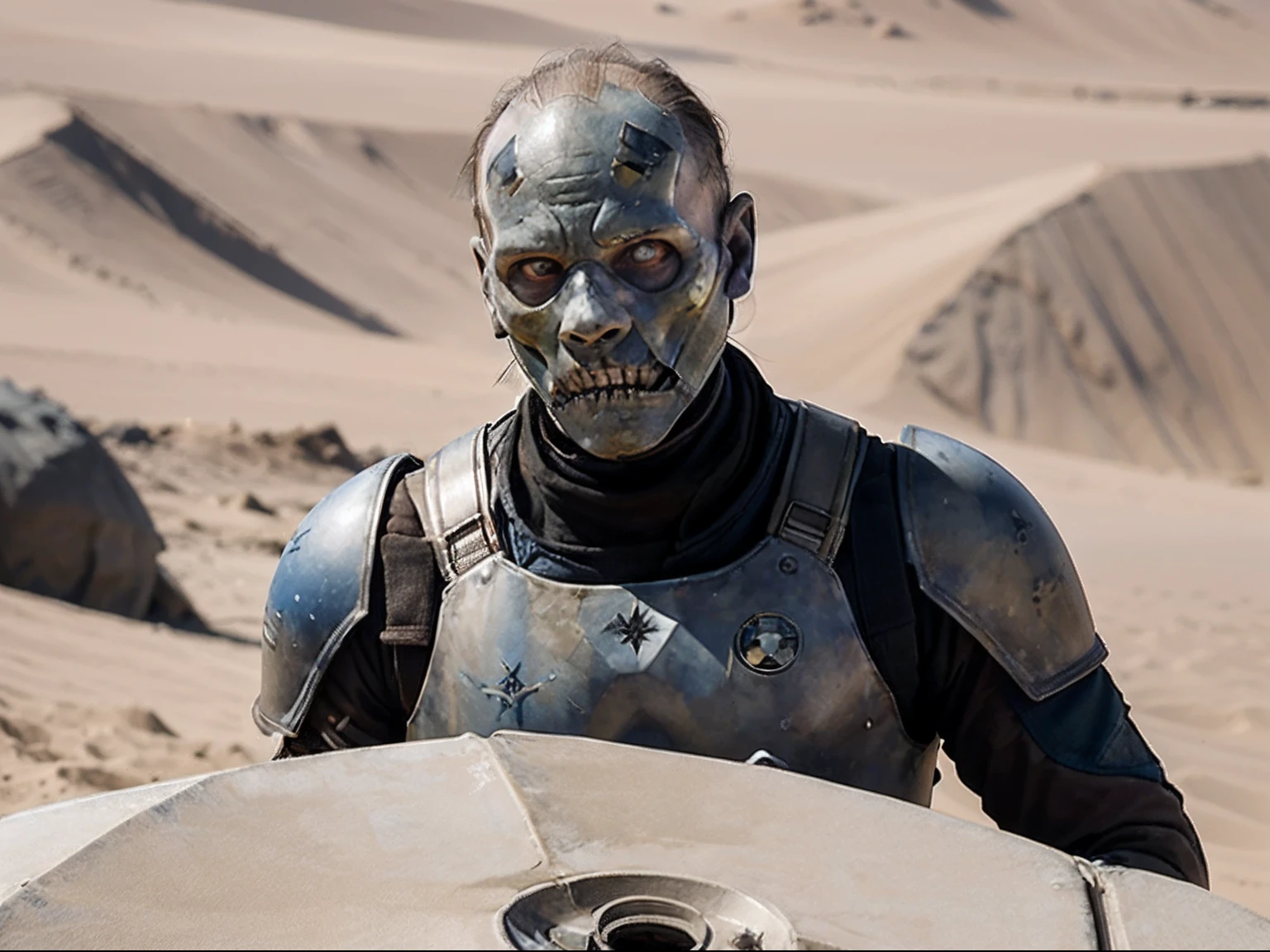 Hay un soldado zombi de Star Wars parado en el desierto, Retrato de un soldado de asalto, soldado de asalto, Soldado de asalto, Personaje de Star Wars, Soldado de asalto destruido, Cavalry soldier, high detail iconic character, Wojtek FUS, Arte digital de Star Wars, Usando una brillante armadura de soldado de asalto, Un agente imperial de Star Wars, Lucasfilm Jesper Ejsing, Soldados de asalto, inspirado por Ralph McQuarrie, Soldado de asalto Jedi