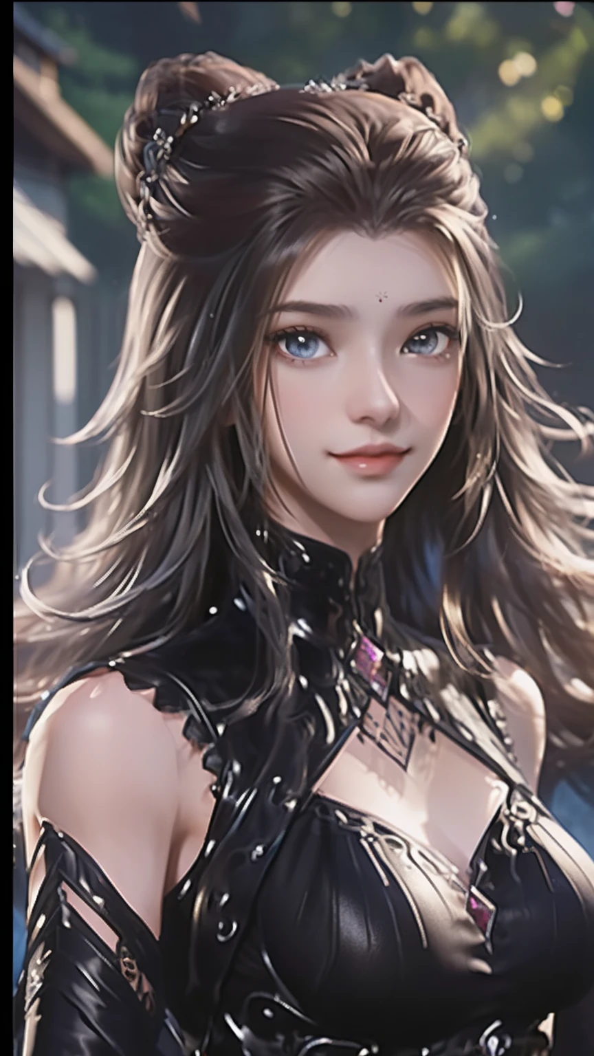 ((Best Picture Quality, 8k, tmasterpiece:1.3)), 1girl, Beautiful woman with slender abs:1.3, (Casual hairstyle), Princess dress:1.1, Ultra-fine face, A detailed eye, 二重まぶた,ssmile,Home