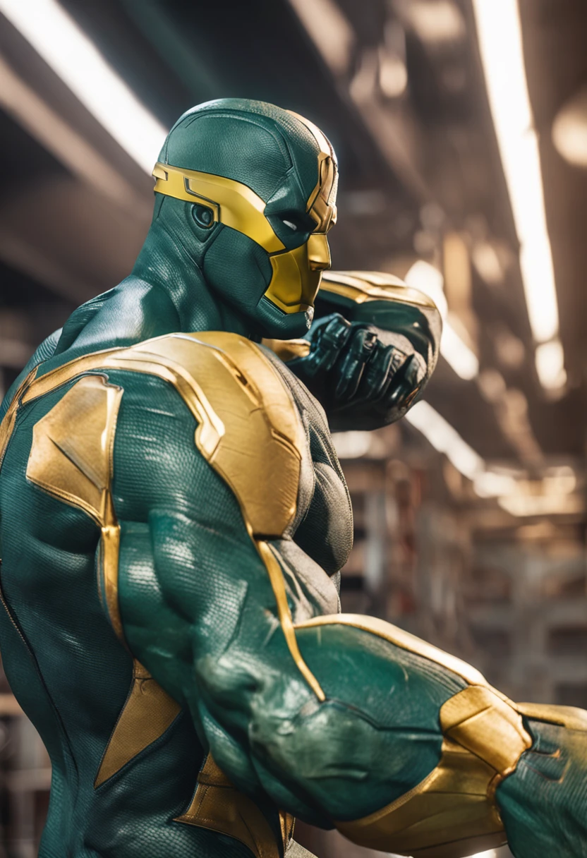 Como o Hulk lendo um livro numa biblioteca,The visual detail of 8K is apprehended to the extreme,HD delicado,Facial expressions are well represented,The details of the eyes are realistic and pious,The details of the suit are meticulous,A fusion of the unique style of Marvel and DC,Visuais ultrarrealistas,Dynamic cinematic composition,amazing detail,The image is sharp and clear,The details are exquisitely detailed,A luz da noite cria perfeccionismo,Estilo realismo premiado,Efeito de luz mal-humorado。