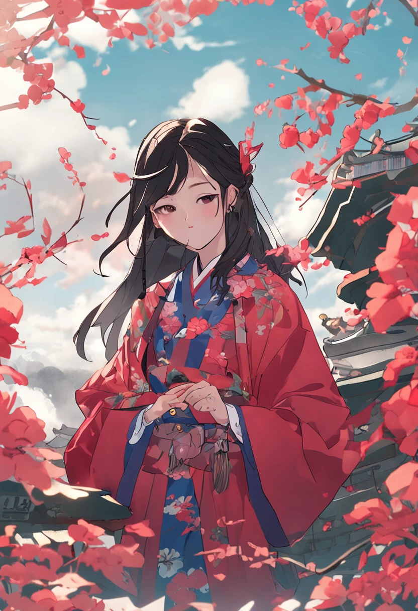 Qing Sidai's eyebrows were like smoke,Hao wrist jade fat hibiscus face。