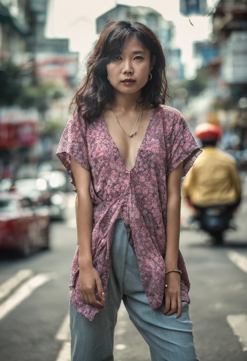 (8k, fotos RAW, qualidade superior, obra-prima: 1.2), (realista, fotorrealista: 1.37), 1 , people from Japan, 25 anos, feminino, noite, paisagem urbana, rua, estrada molhada, luz natural, (vista frontal), cabelo castanho escuro, rosto detalhado, More Lips, olhos detalhados, mais pele, 双眼皮, (seios enormes: 1.5), (processo do mamilo: 1.3), (large areola), pelos pubianos, pelos pubianos escuros, (camisa transparente, camisa molhada, camisa aberta), no-bra, calcinha vermelha, (roupa transparente), roupa transparente, salto alto, (clearly visible shape of the pubic area), corpo perfeito, ((corpo molhado: 1,5)), pele brilhante, sentado, (virilha aberta)), pose sexy, expression sexy, eye contact with camera --auto