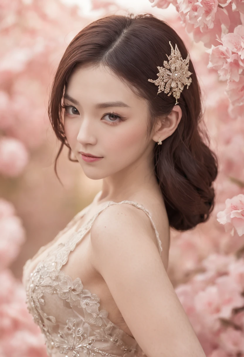 Need,tmasterpiece,The upper part of the body,(AS-Adult:1.6)Full body portrait of a Chinese fairy,(pervert smirk:0.4),Delicate hair accessories,Night with rich background,themoon,Floating particles of light,at centre,