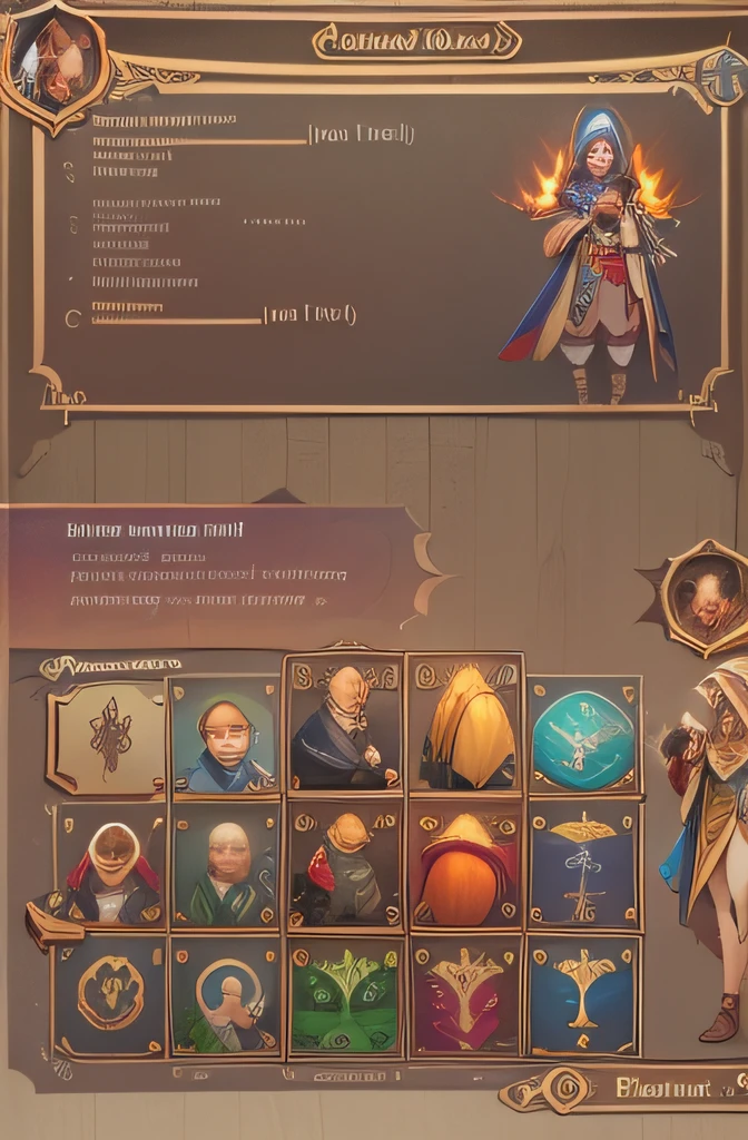 book mana, items and skill images on slides