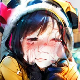 blushing