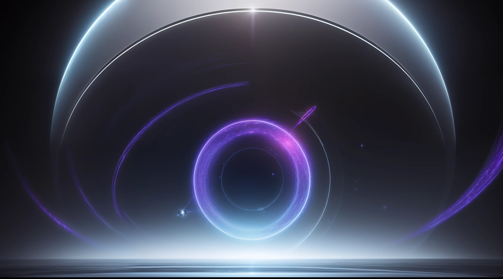 Close-up of a round object,There is light at the end, interstellar infinity portal, majestic interstellar portal, black hole time portal, concept-art | dyson, portal opening, luminous black hole portal, portal in space, Kolossel interstellar portal, dimensional portal, infinite quantum portal, future concept art, time vortex in the background, spirits coming out of portal