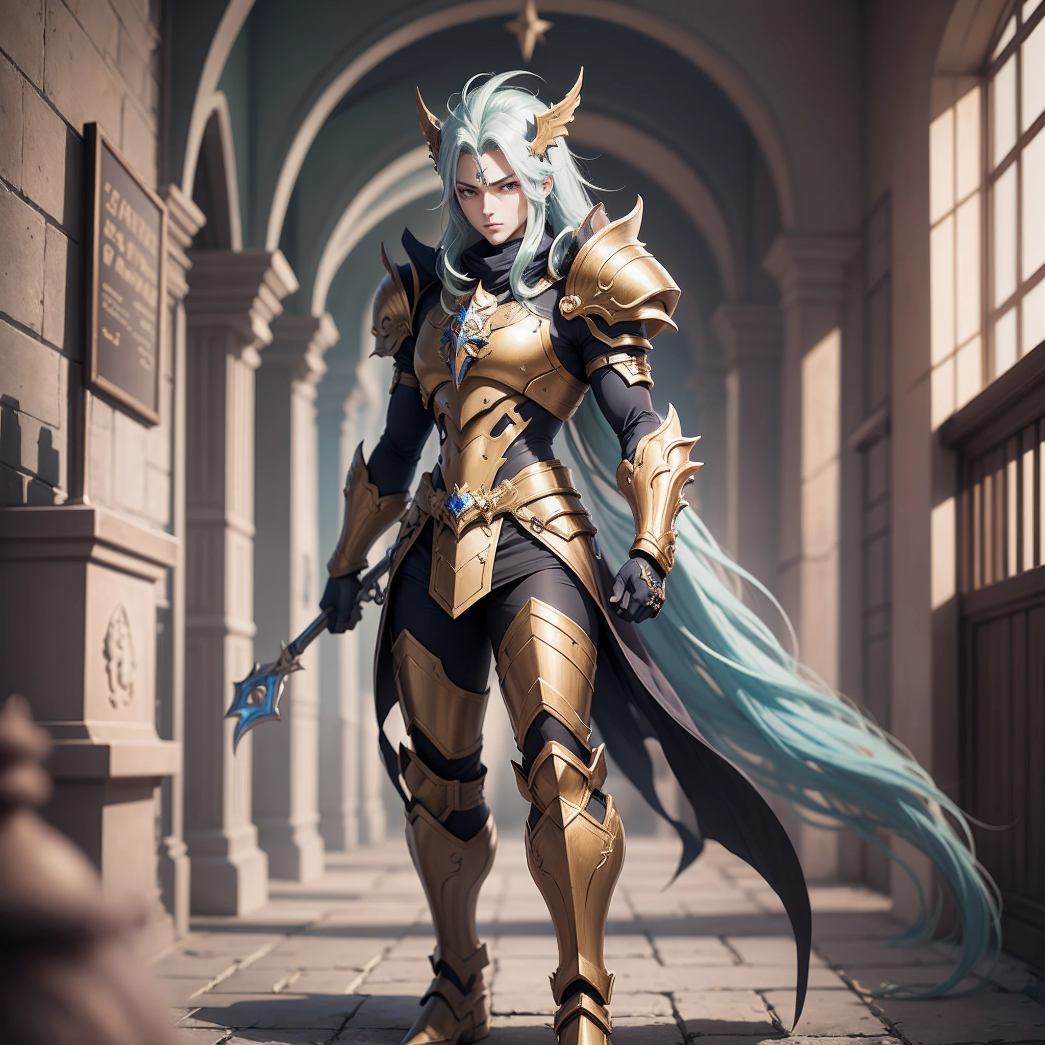 imagem de saint seya do anime manga cavaleiros do zodiaco, imagem ultra realista 4k --auto --s2