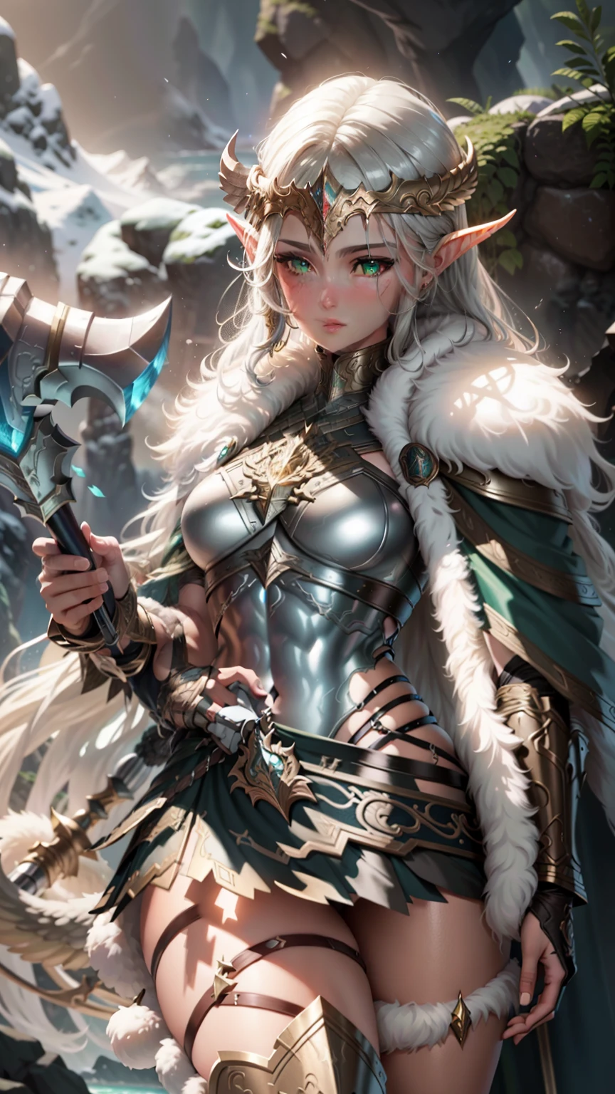 Asgard,valkyrie,Senhora Cavaleiro,Anatomia correta,epic fantasy digital art,tmasterpiece,8k,high-definition resolution,desenho detalhado,Qulidade Superior,, Epic composition,