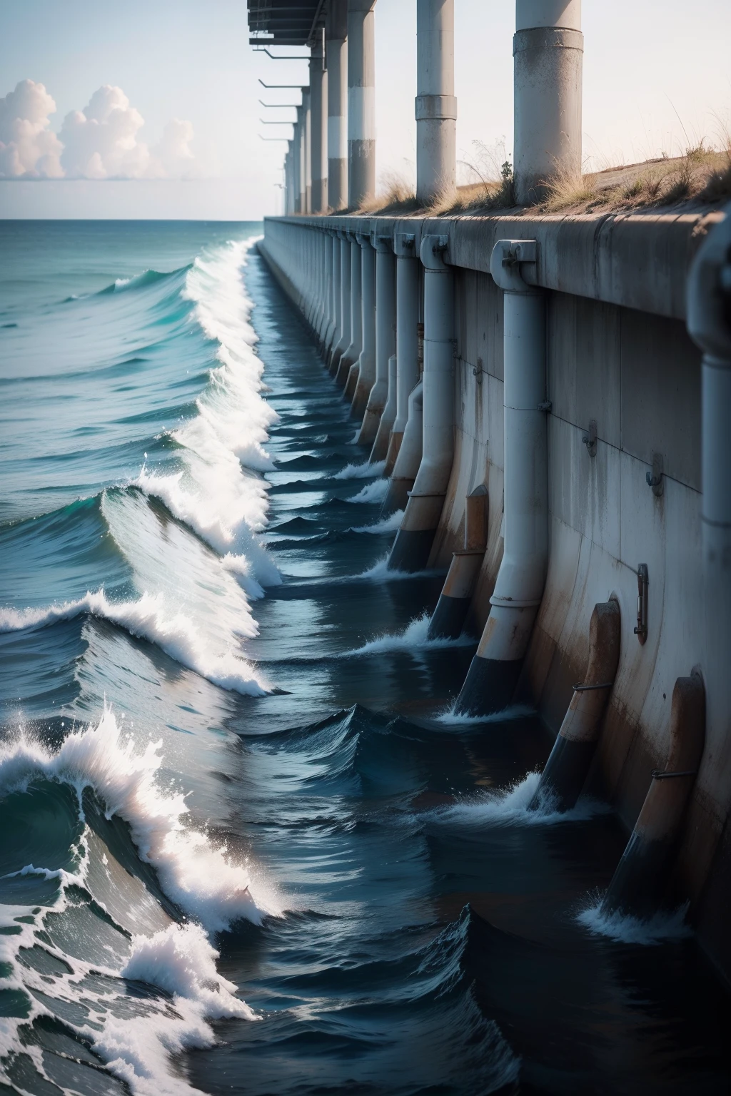 Nuclear wastewater,the sea,drainpipes